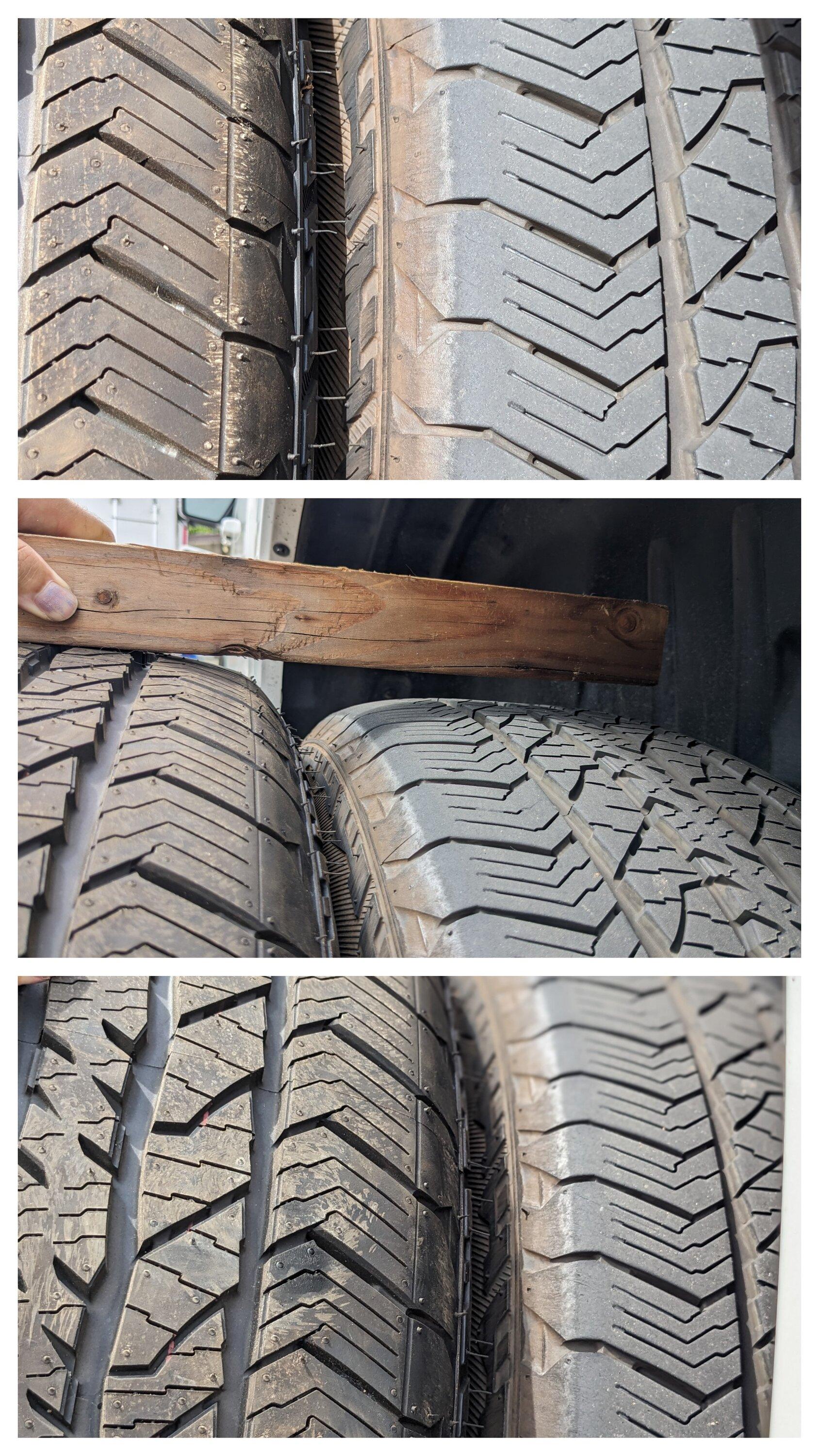 Ford F-150 Lightning Surprised by tire wear 20230819_104842-COLLAGE