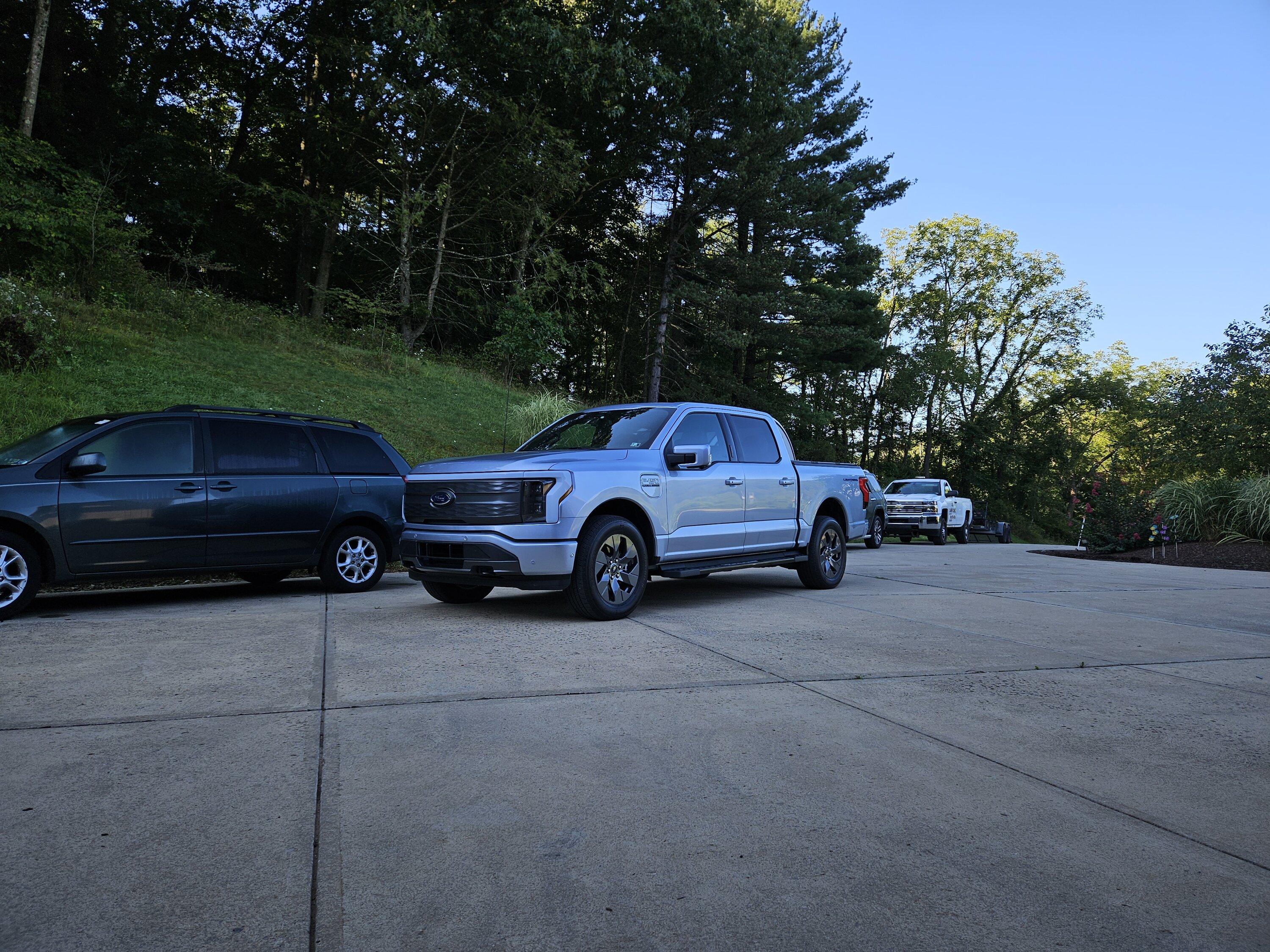 Ford F-150 Lightning ICED BLUE SILVER F-150 Lightning Photos & Club 20230901_092429