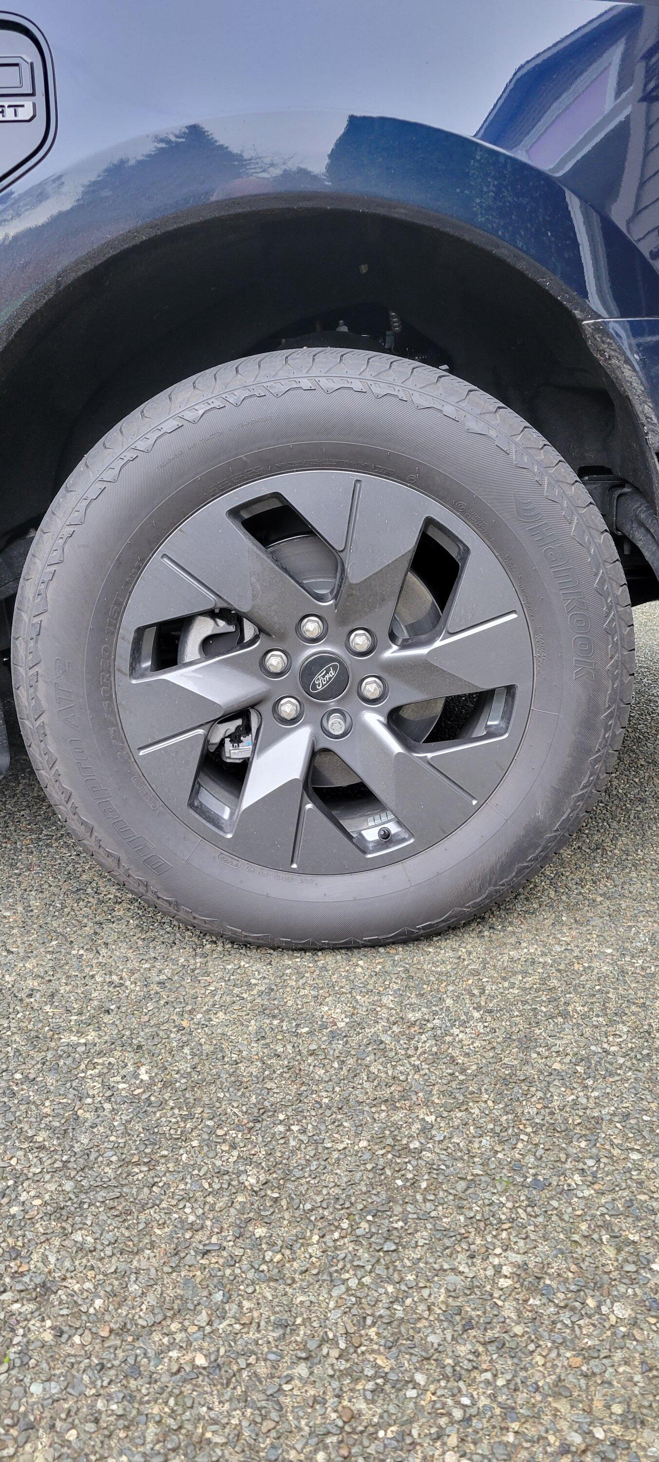 Ford F-150 Lightning Tire pressure recommendations? 20231213_100503
