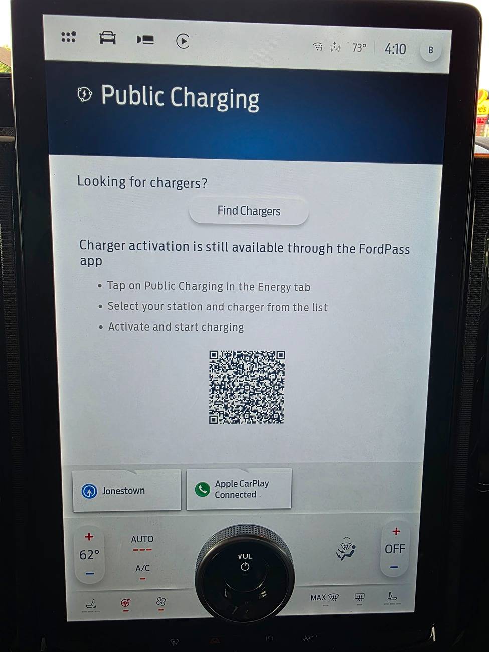 Ford F-150 Lightning Public charging app limited functionality. 20250602_161019