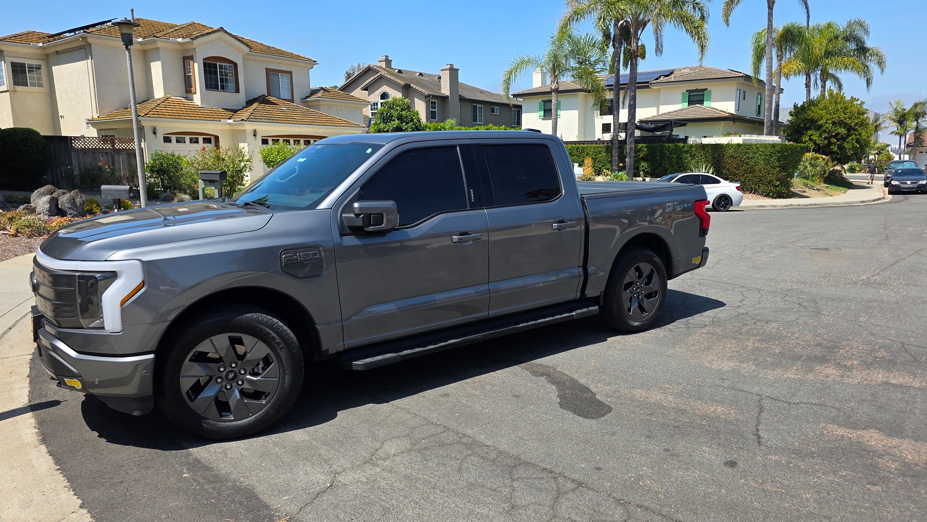 Ford F-150 Lightning Eibach lowering springs. 20250809_113351