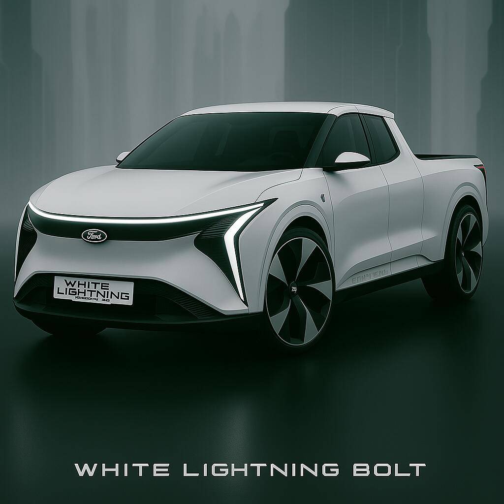 Ford F-150 Lightning Bittersweet traded in the lightning for power boost 2035WhiteLightingBolt