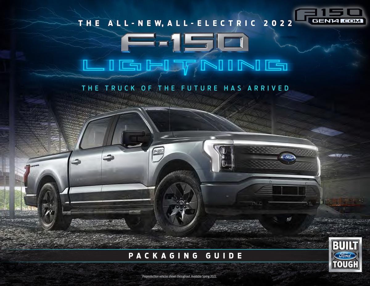 Ford F-150 Lightning F-150 Lightning Packaging Guide 22MY_F150_Lightining_PkgGuide_page_01