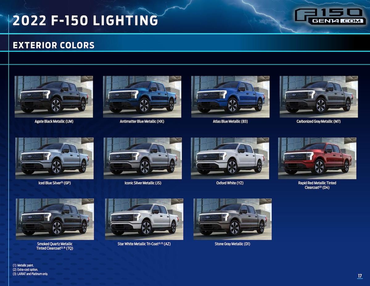 Ford F-150 Lightning F-150 Lightning Packaging Guide 22MY_F150_Lightining_PkgGuide_page_17