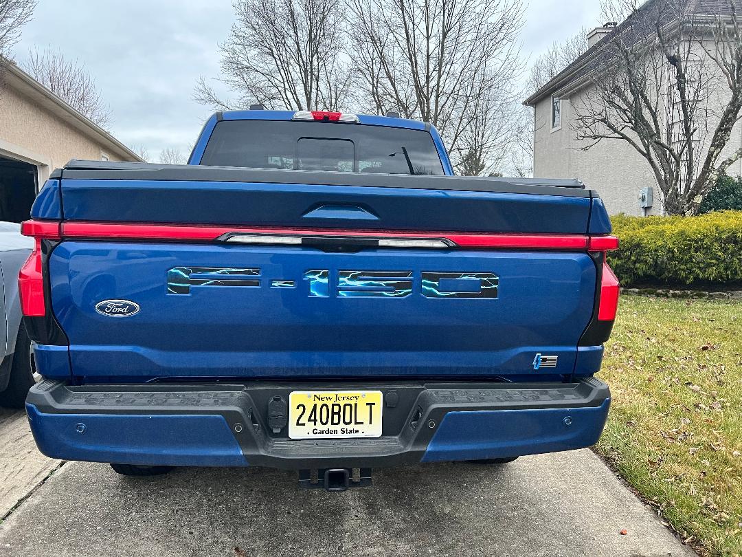 Ford F-150 Lightning Vanity Plates? 240Bolt