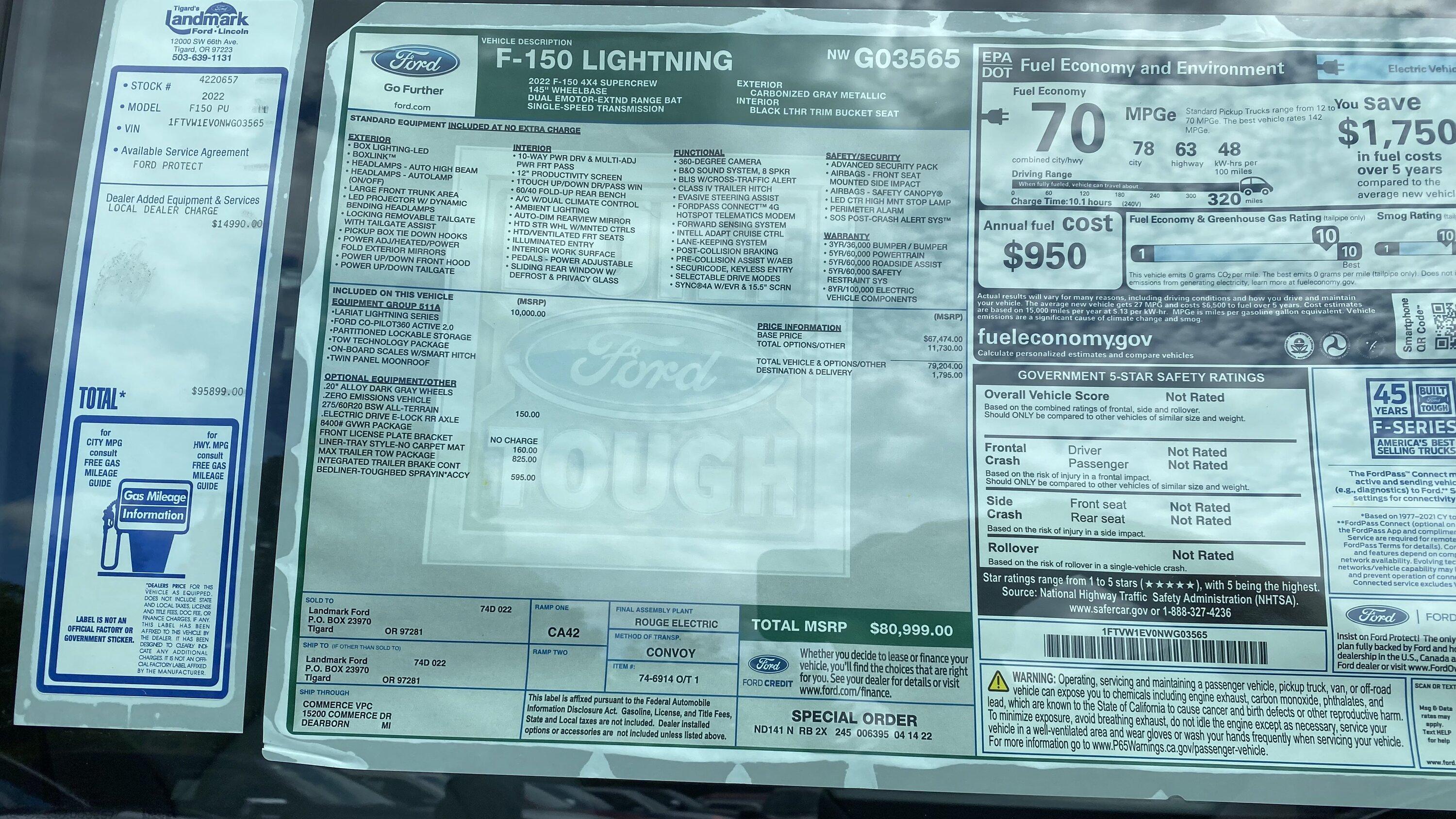 Ford F-150 Lightning List: F-150 Lightning dealers that do / don't apply ADM (price markup) 2457D8DB-6624-4884-8756-ACE400A2DEA1