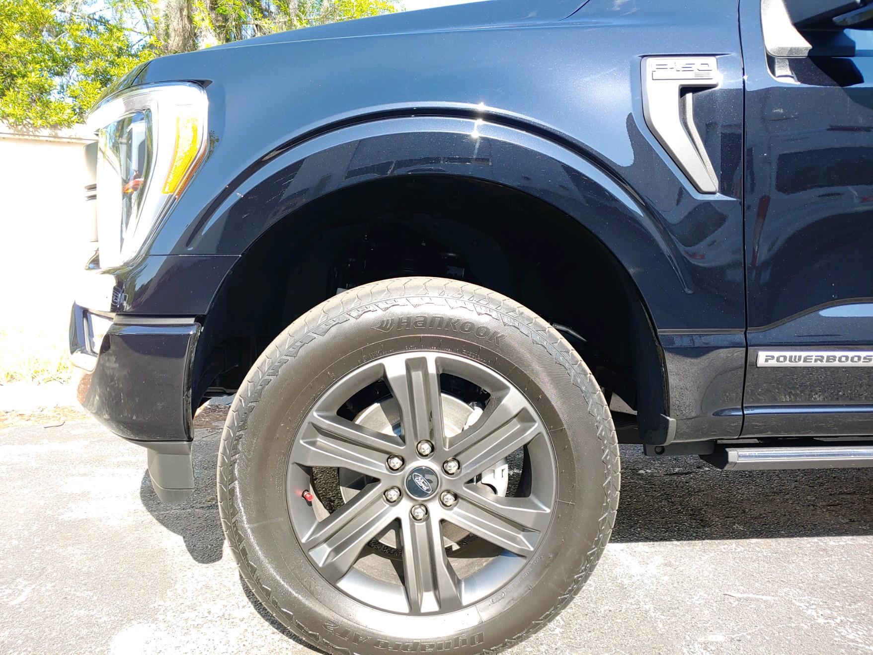 Ford F-150 Lightning 275/65/20 Nitto Ridge Grappler VS 295/60/20 Terra Grappler side by side visual comparison. 2591