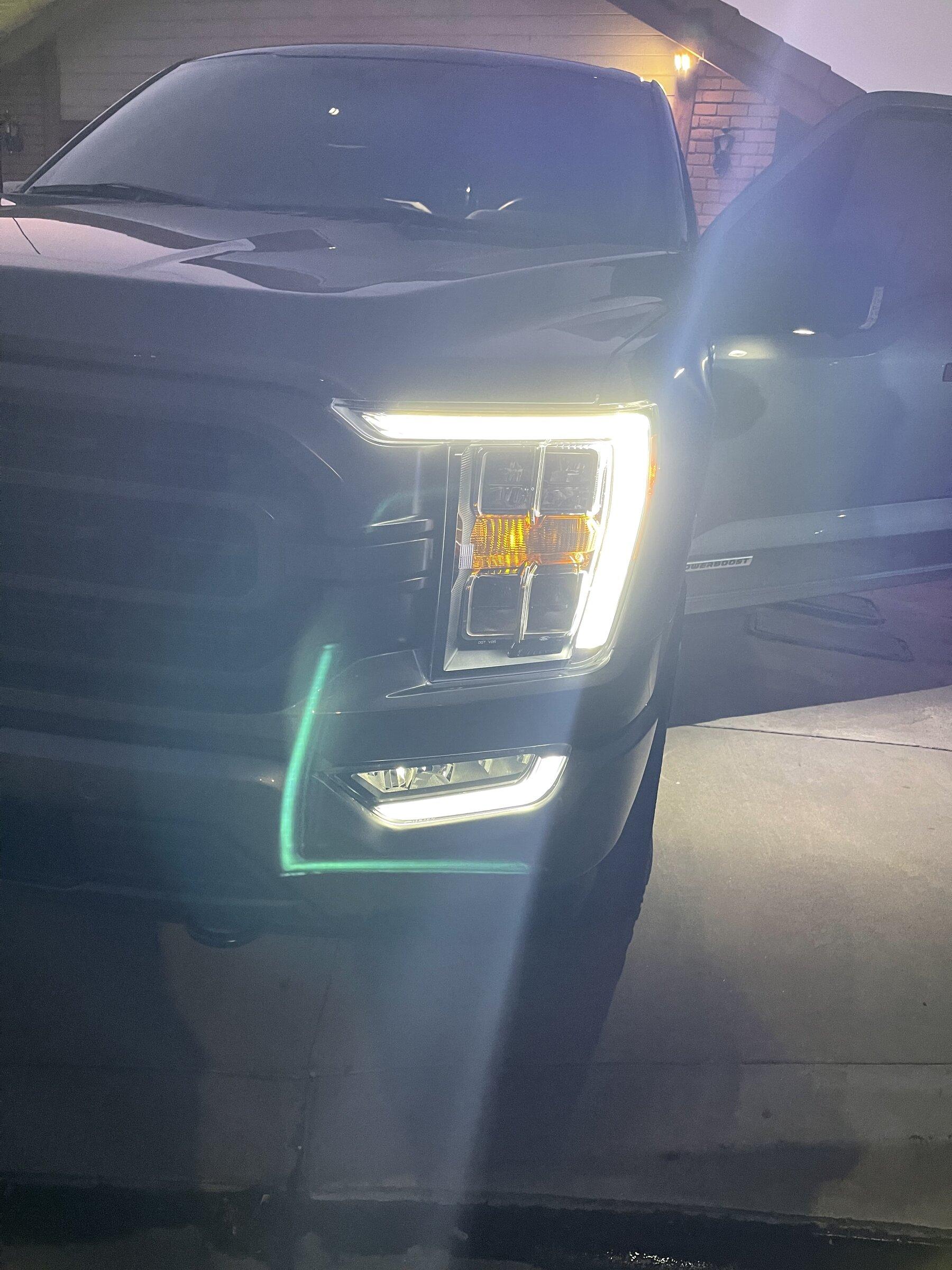 Ford F-150 Lightning Converted from Halogen to LED taillights. DRL mod done too!! 25F2AC63-13EA-4F93-9E53-AE856C34568A