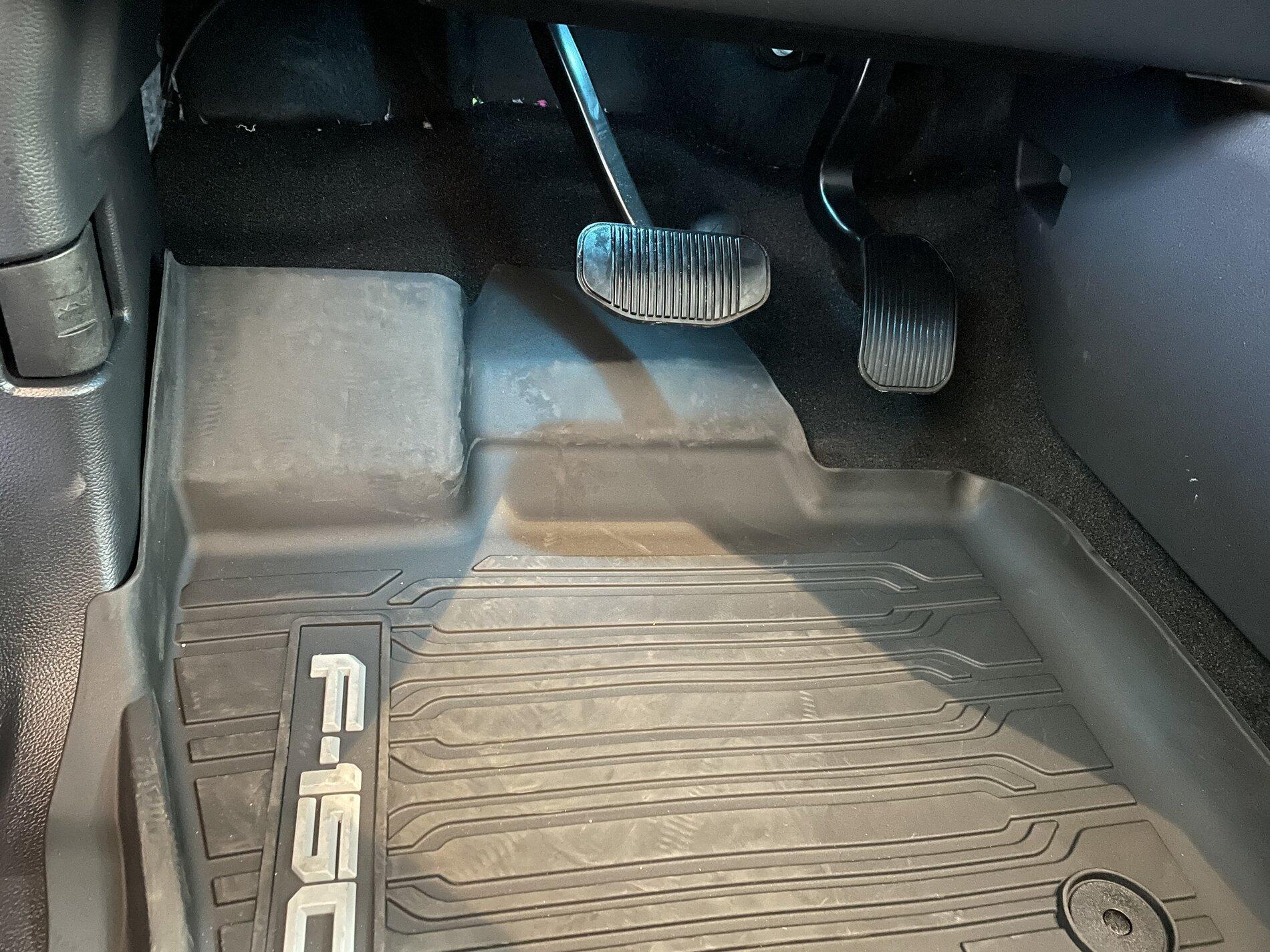 Ford F-150 Lightning Non-OEM floor mats and rear storage box 26C056F2-B382-4F43-A1EE-A134C9B65ABB