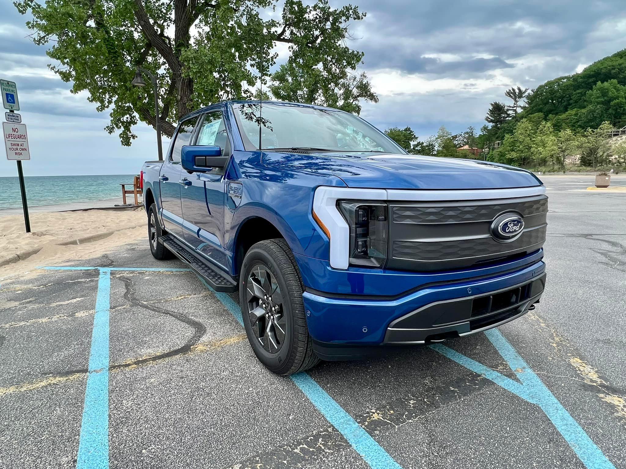 Ford F-150 Lightning ATLAS BLUE F-150 Lightning Photos & Club 284393907_10221688794548620_7920327307107913879_n