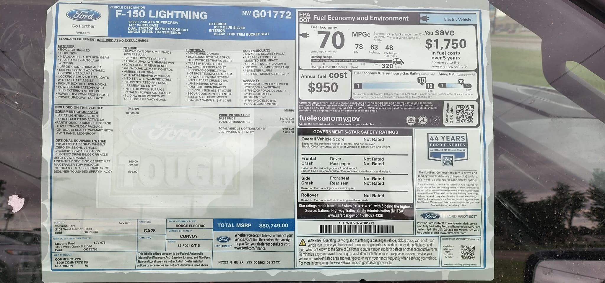 Ford F-150 Lightning ICED BLUE SILVER F-150 Lightning Photos & Club 284550876_10159648927730528_585409332875278269_n