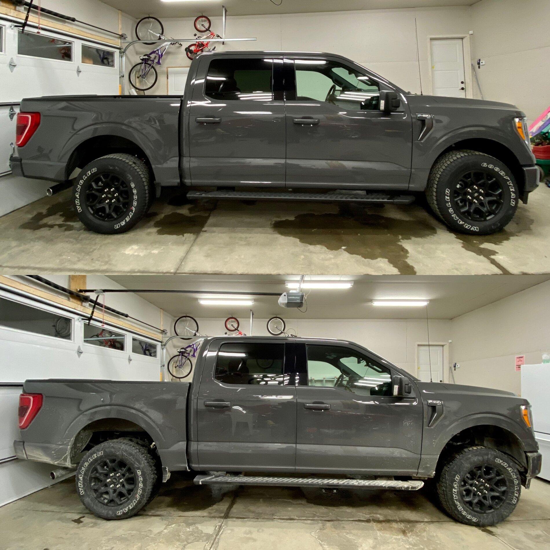 Ford F-150 Lightning 2.5” Supreme Suspension Leveling Kit Installed 28A946BF-7B22-4CCE-9AFD-C236E553449E