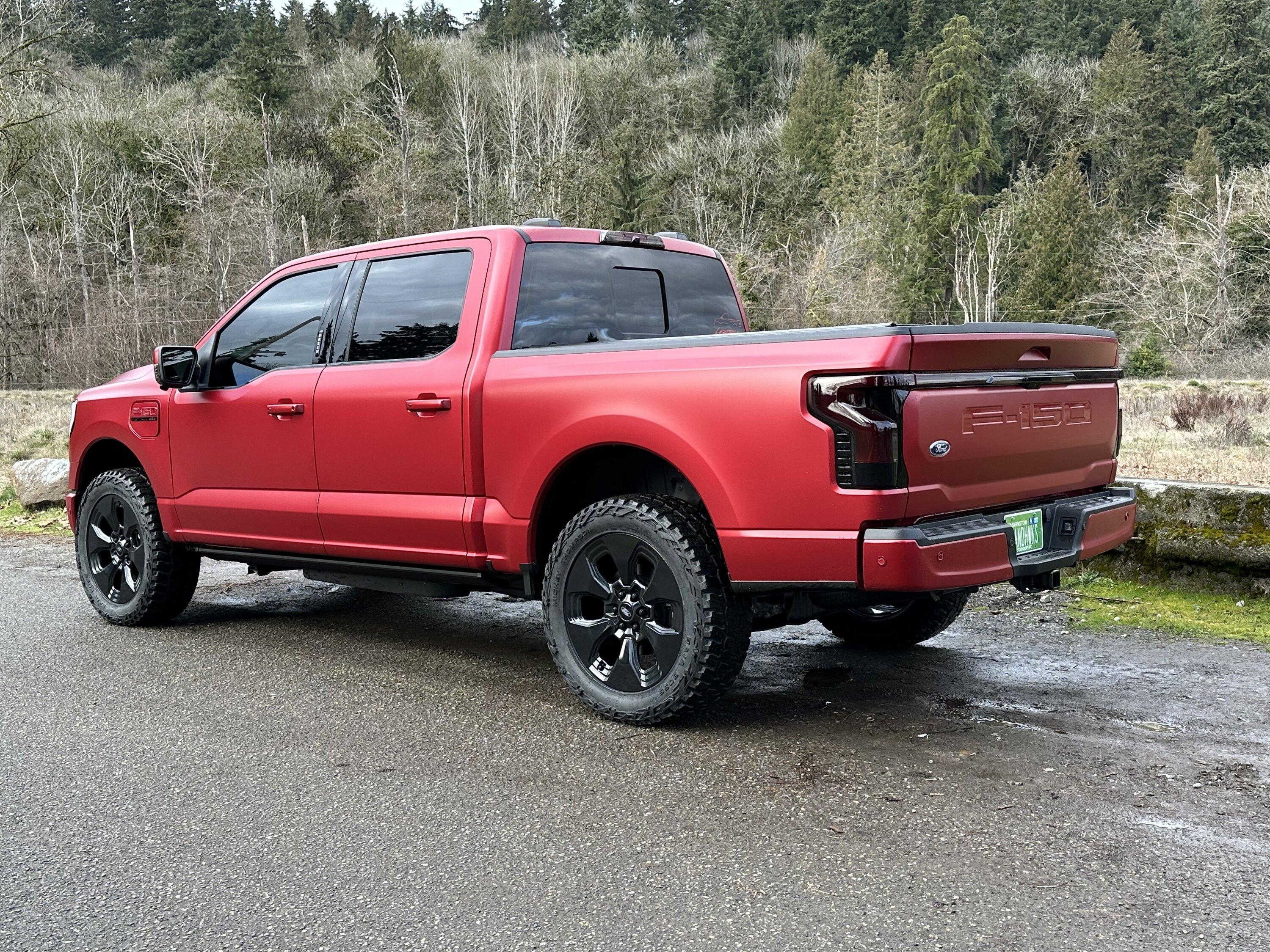 Ford F-150 Lightning Leveling Kit, Tires, Wheels, Smoked Lights and More on my Lightning Platinum 2A01F3AB-5723-4779-BB63-73709E0306D0