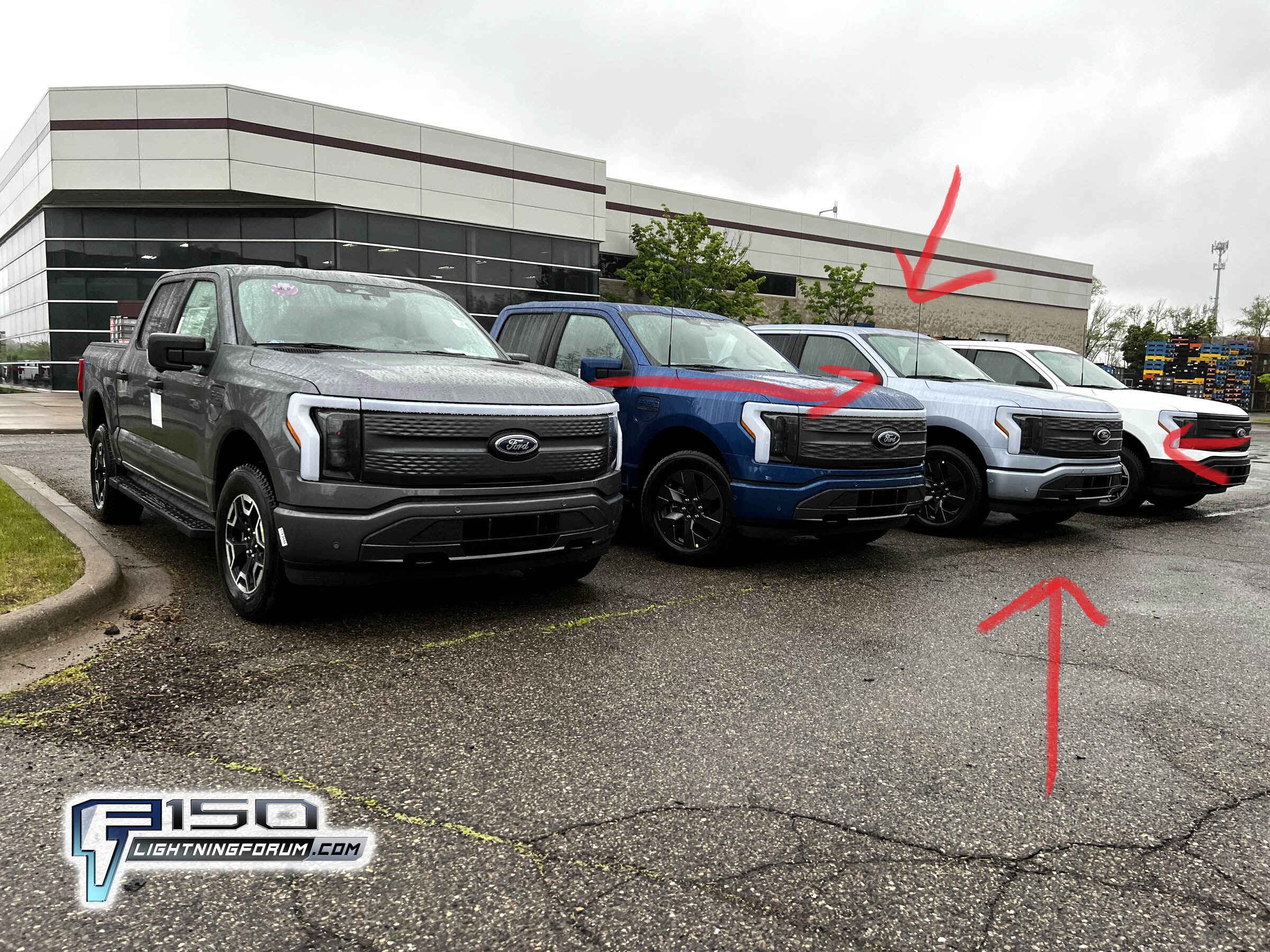 Ford F-150 Lightning Spotted: Lightnings (dealer stock orders) waiting to be transported 2A3B25F8-8864-4673-B71A-7A847FE33DAE
