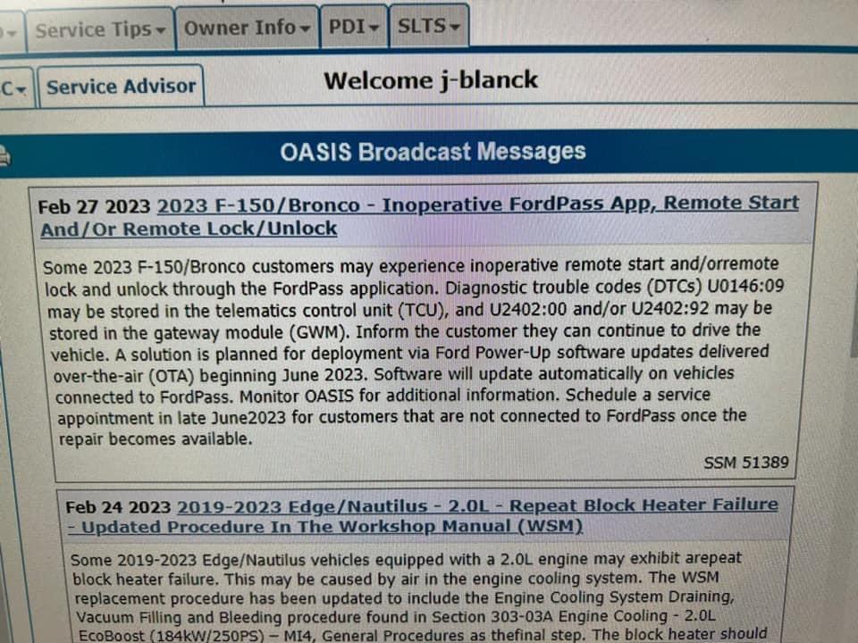 Ford F-150 Lightning <TSB> Inoperative FordPass With DTCs U0146:09, U2402:00, And/Or U2402:92 - Built On Or Before 13-Dec-2022 2FB6F15B-0526-4E03-A11B-3B1F364A2FA8