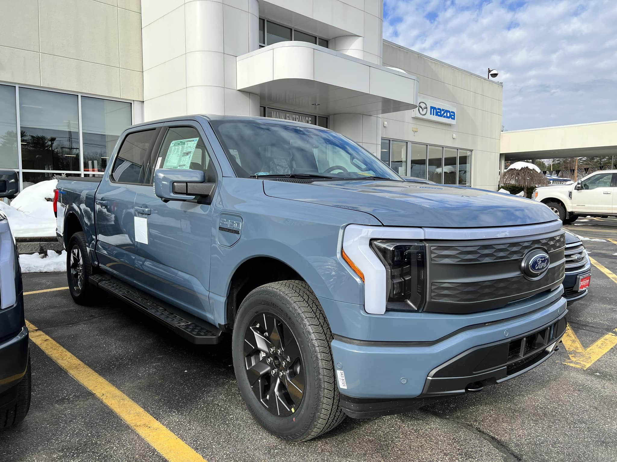 Ford F-150 Lightning AZURE GRAY F-150 Lightning Photos & Club 326405874_517213337111187_7156890267352941190_n