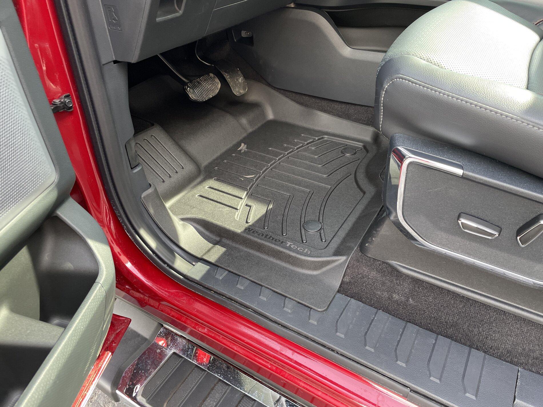 Ford F-150 Lightning Non-OEM floor mats and rear storage box 374570B8-A218-4658-9397-FEFE02651B7F