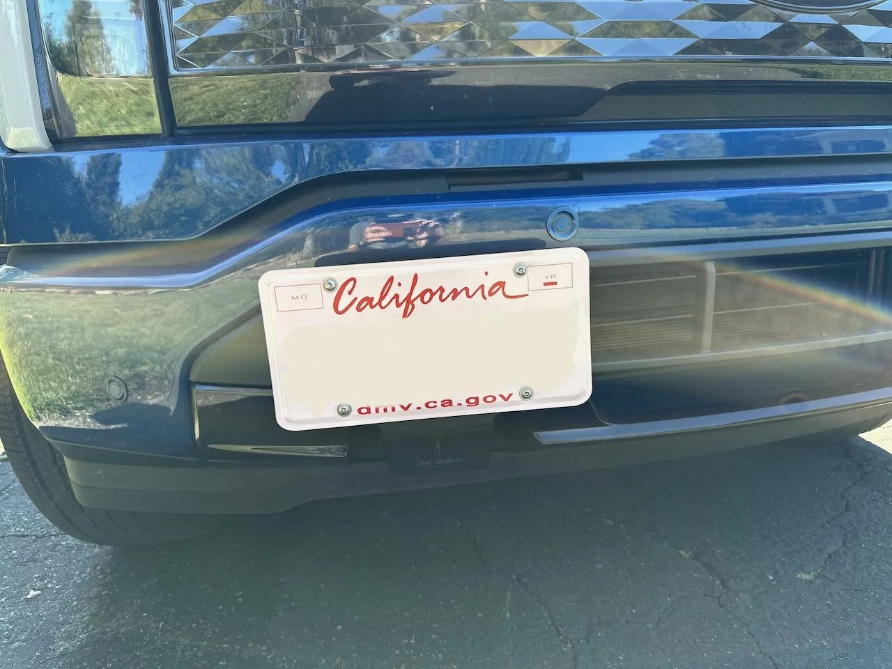 Ford F-150 Lightning Relocate Front License Plate Holder. 3765020C-B194-4B96-936D-A690D0B183AF