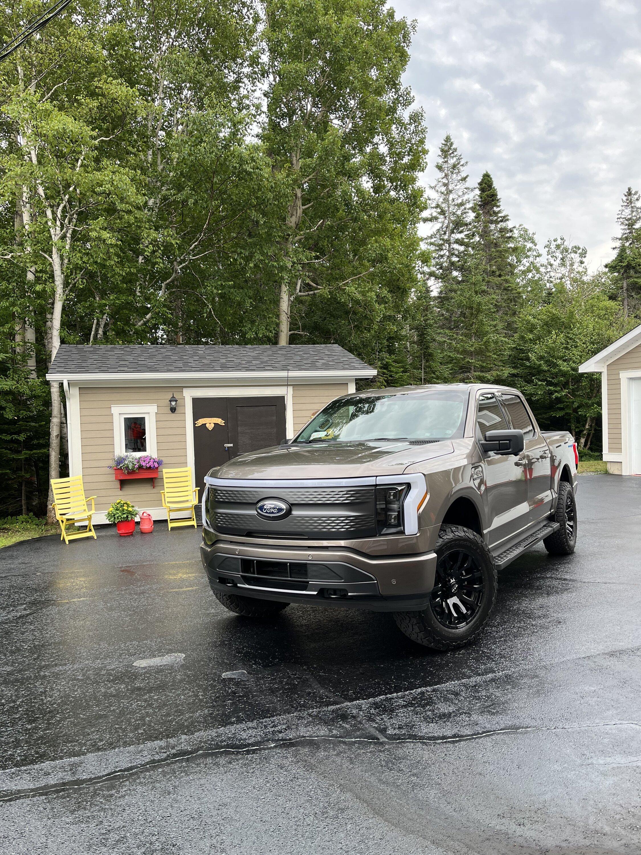 Ford F-150 Lightning My Stone Gray XLT Lightning on 2" Rough Country leveling kit, 20" RTX Patton wheels, 285/65/R20 BFG KO2 39EA855B-8F06-4A9E-840E-7F70BB5A8FF5