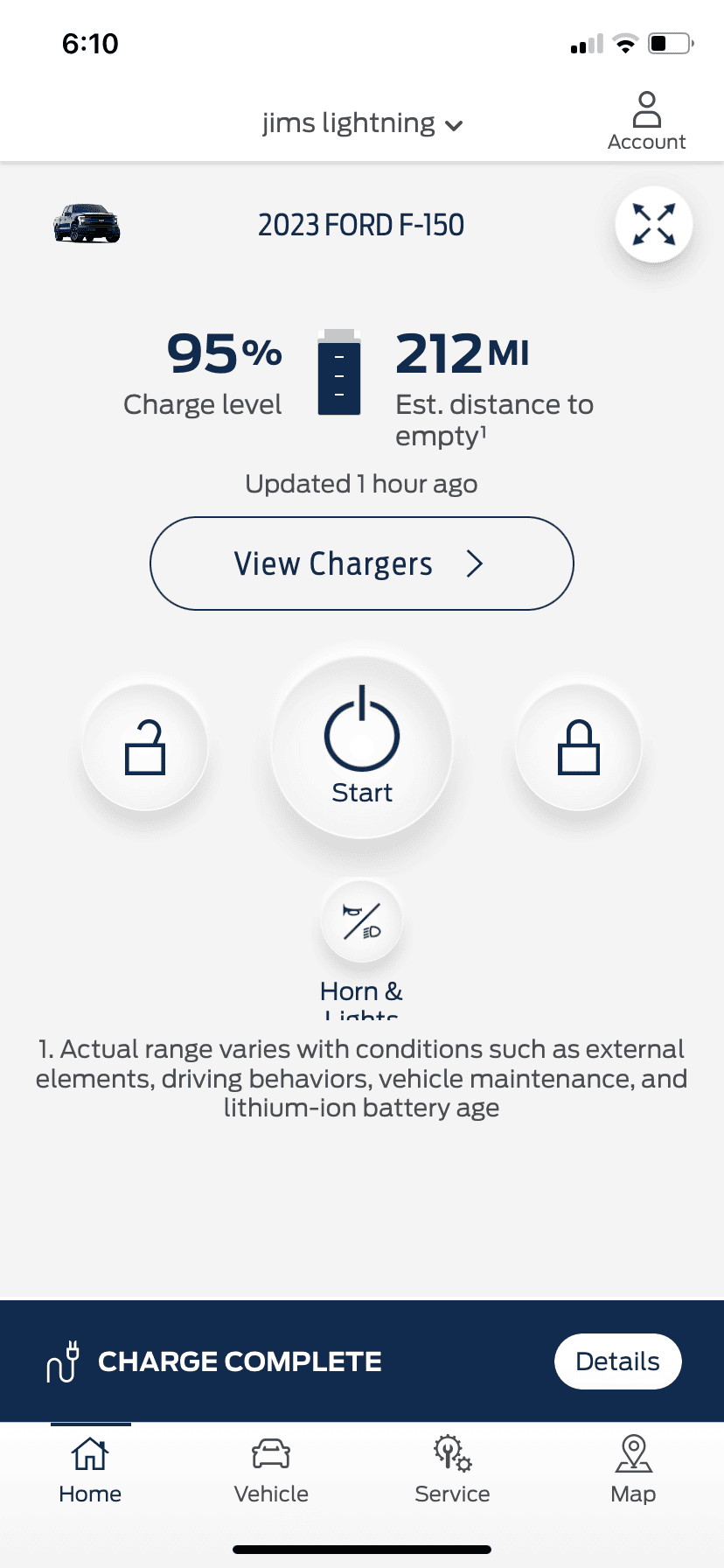 Ford F-150 Lightning Range seems reasonable and consistent so far on my SR 4445ABE7-B8D7-4276-8D1E-46E8B92F6798