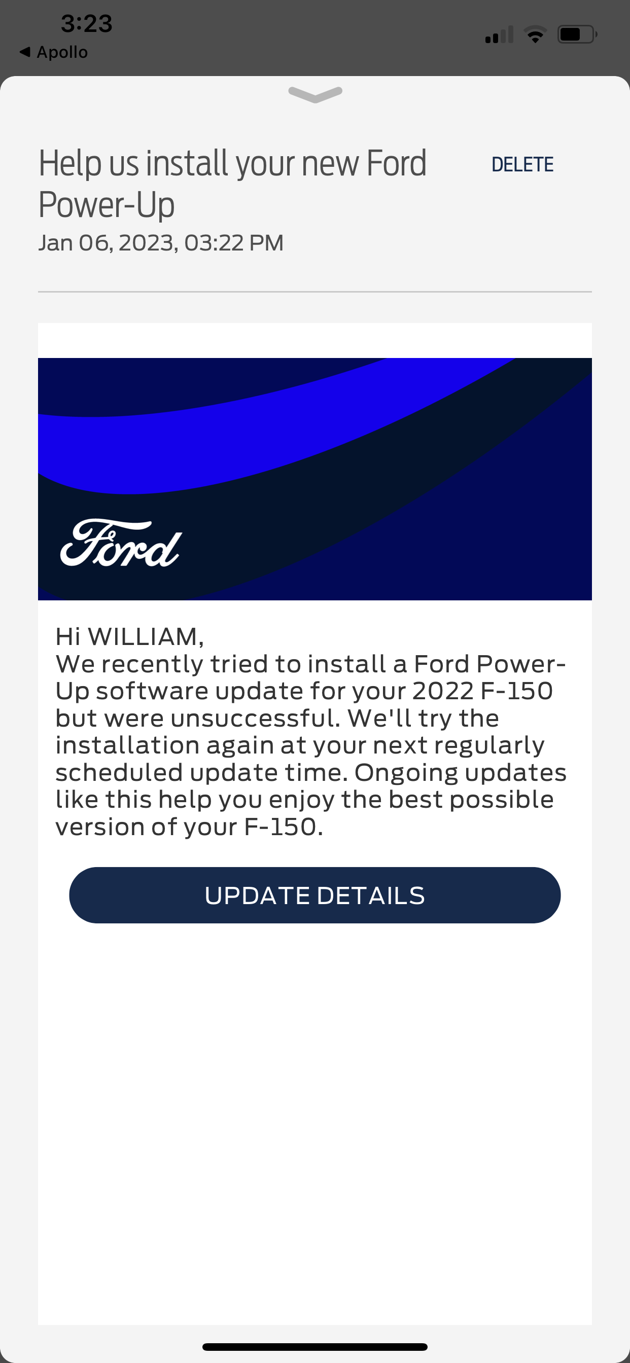 Ford F-150 Lightning Priority Update: 22-PU-1009-MIL-DTE Calculation 46FBCD82-240D-4F11-B1C2-C5E7EDDAB739