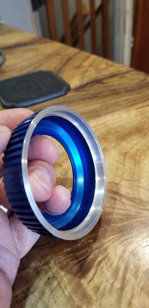 Ford F-150 Lightning Stick to Rotary Shift Knob Conversion w/ 3D Printed Rotary Shifter Holder 5 Spurs shifter cap - milling cuts