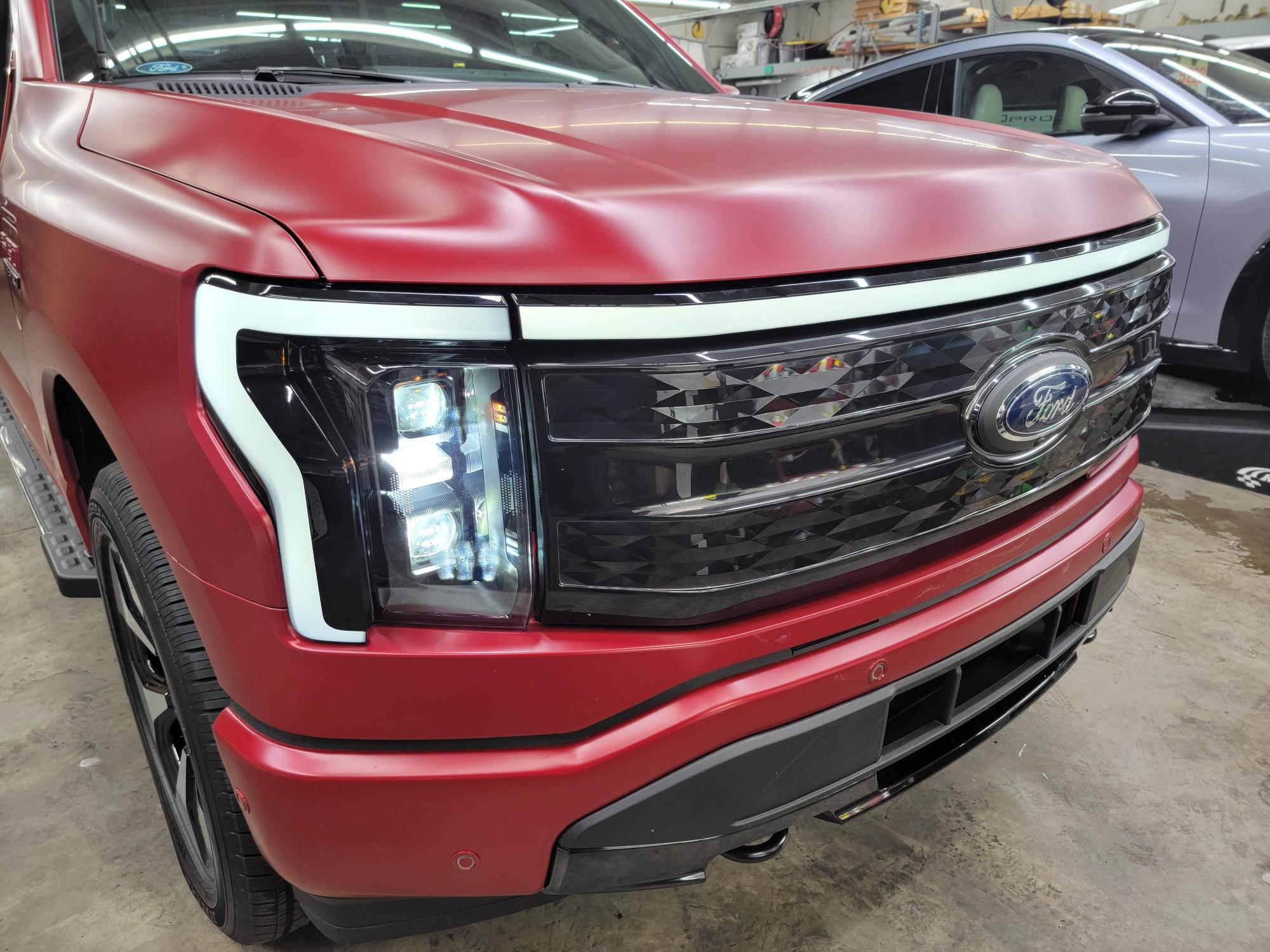 Ford F-150 Lightning 2022 Lightning Platinum XPEL Stealth Wrapped 55F85802-EAEA-41C5-B54F-D8CF7BE45C1D