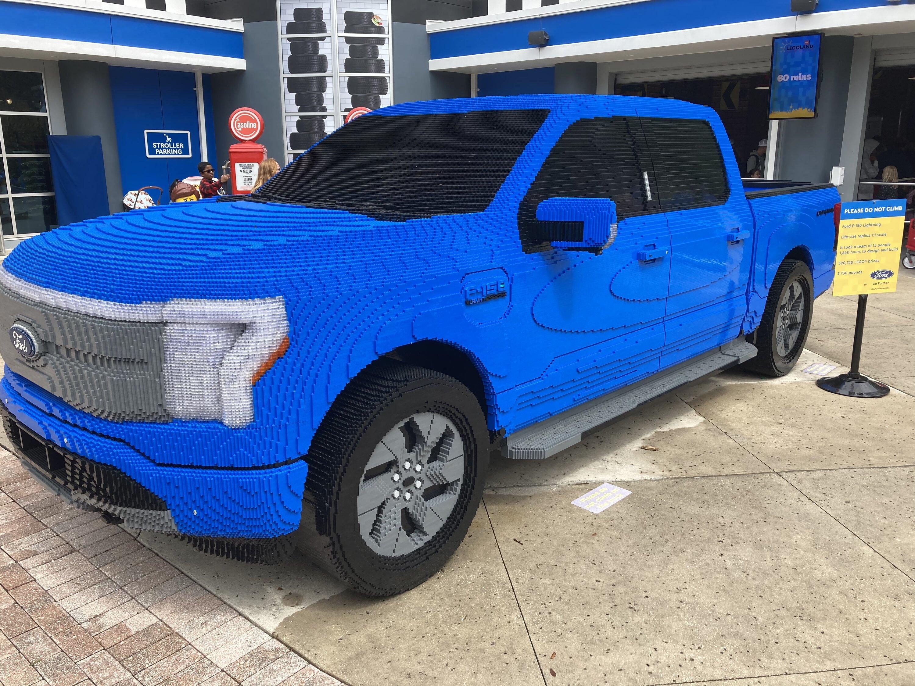 Ford F-150 Lightning Life-size Lego Lightning made from 320K pieces 😲 5a39c756-7bd5-45e6-b05c-f2ae68f94615-jpe