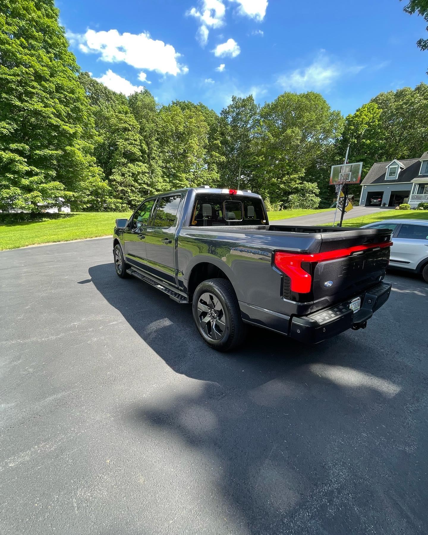 Ford F-150 Lightning My 2022 Smoked Quartz Metallic Lightning Lariat ER is home! 688AACFC-0816-44FC-A9E6-D10E32BBEBCD