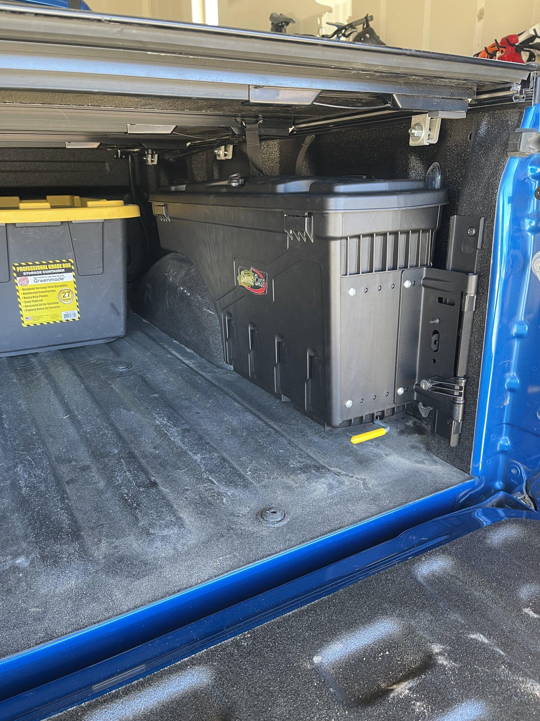 Truck bed tool box hot sale under tonneau cover