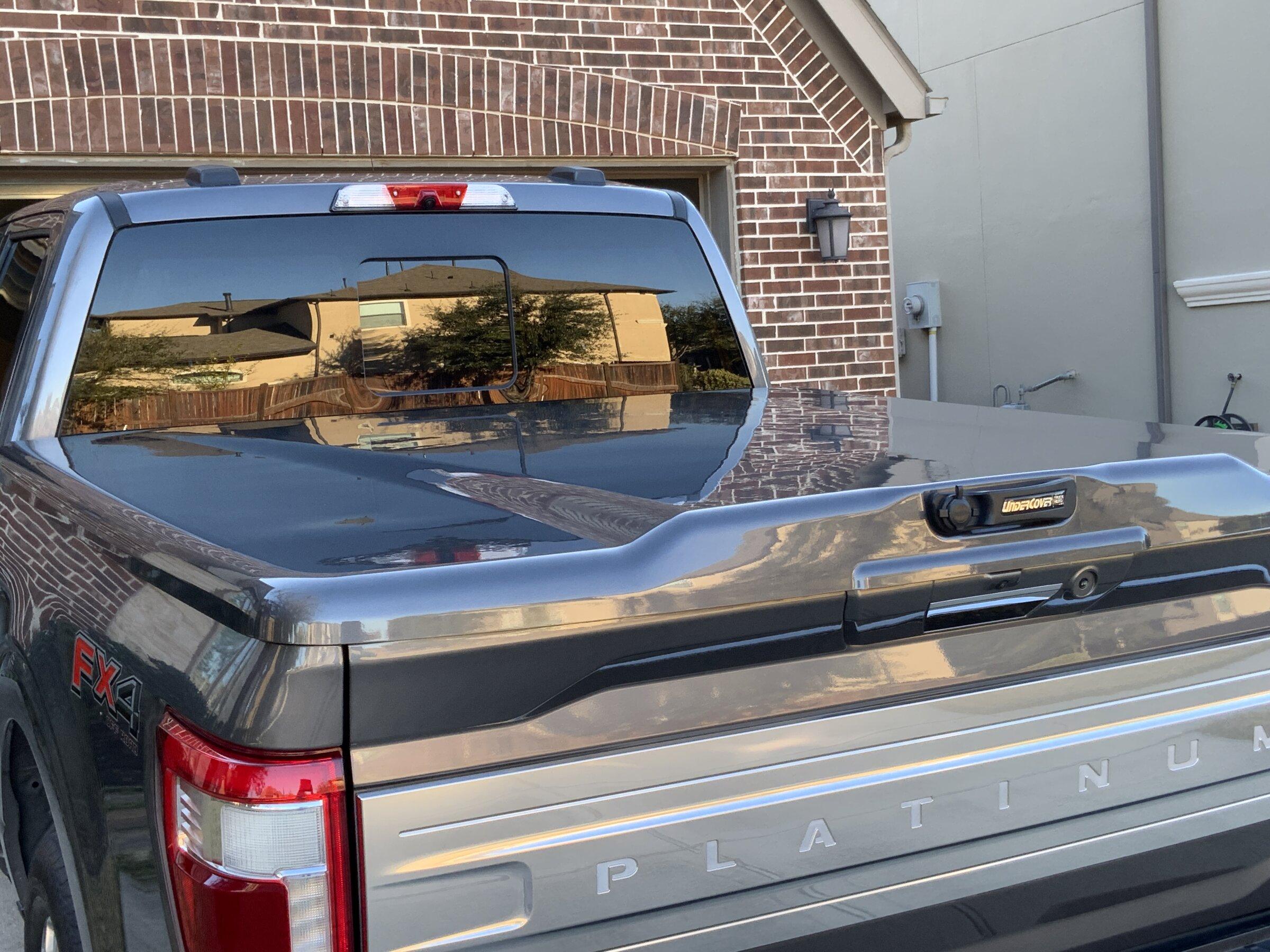Ford F-150 Lightning Installed Undercover Elite hard tonneau cover. 700CFA53-1C21-45D2-A348-864A88C7D00F