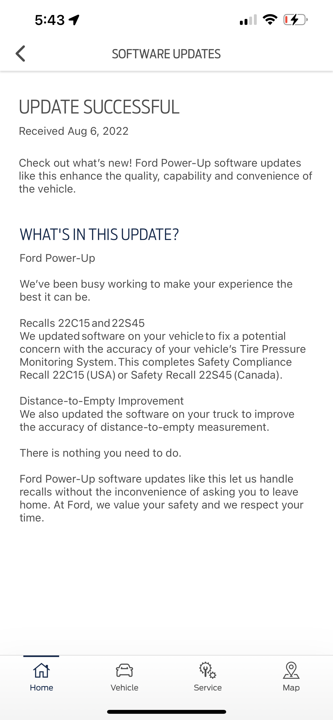 Ford F-150 Lightning PowerUp Recall update and DTE improvements 8/6/2022 75A66472-6810-4DC1-B6C5-65B222ABFF54