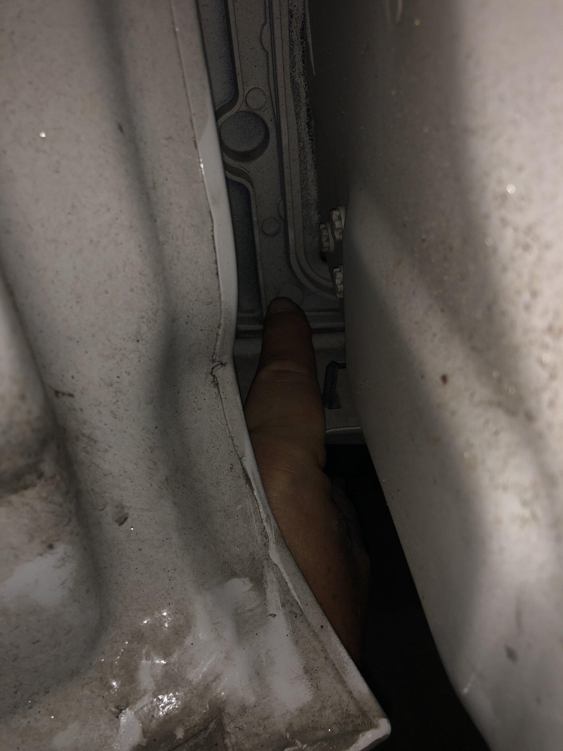 Ford F-150 Lightning Needed Mod.  Fix the dirt catcher in the fender in front of the front door 761D71FB-0A05-40B0-979B-FBF466A0C031