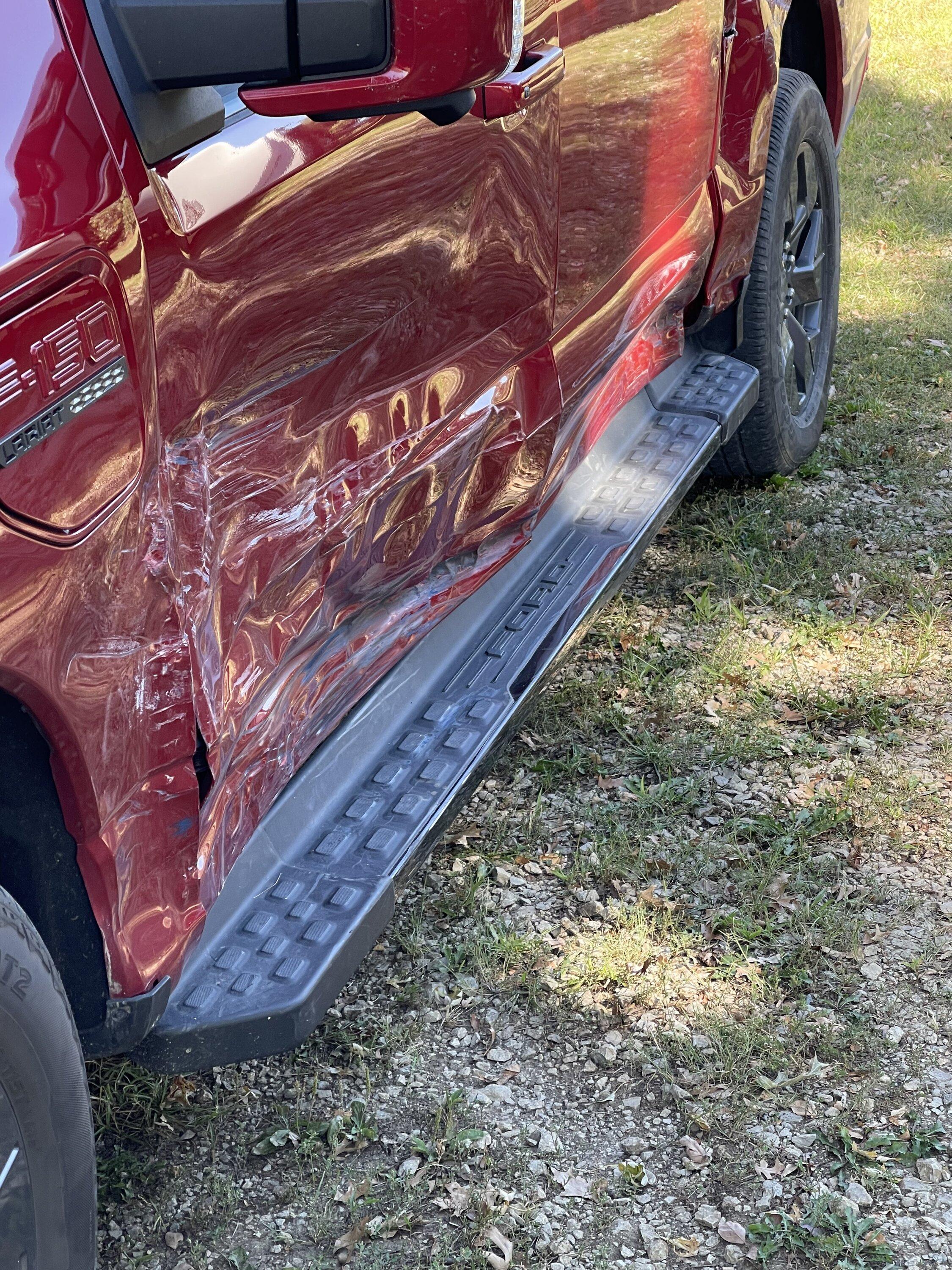 Ford F-150 Lightning Major damage to my new Lightning (T-bone collision)  - now what? 783CAF9A-CFBF-44D1-8E58-C03970586A08