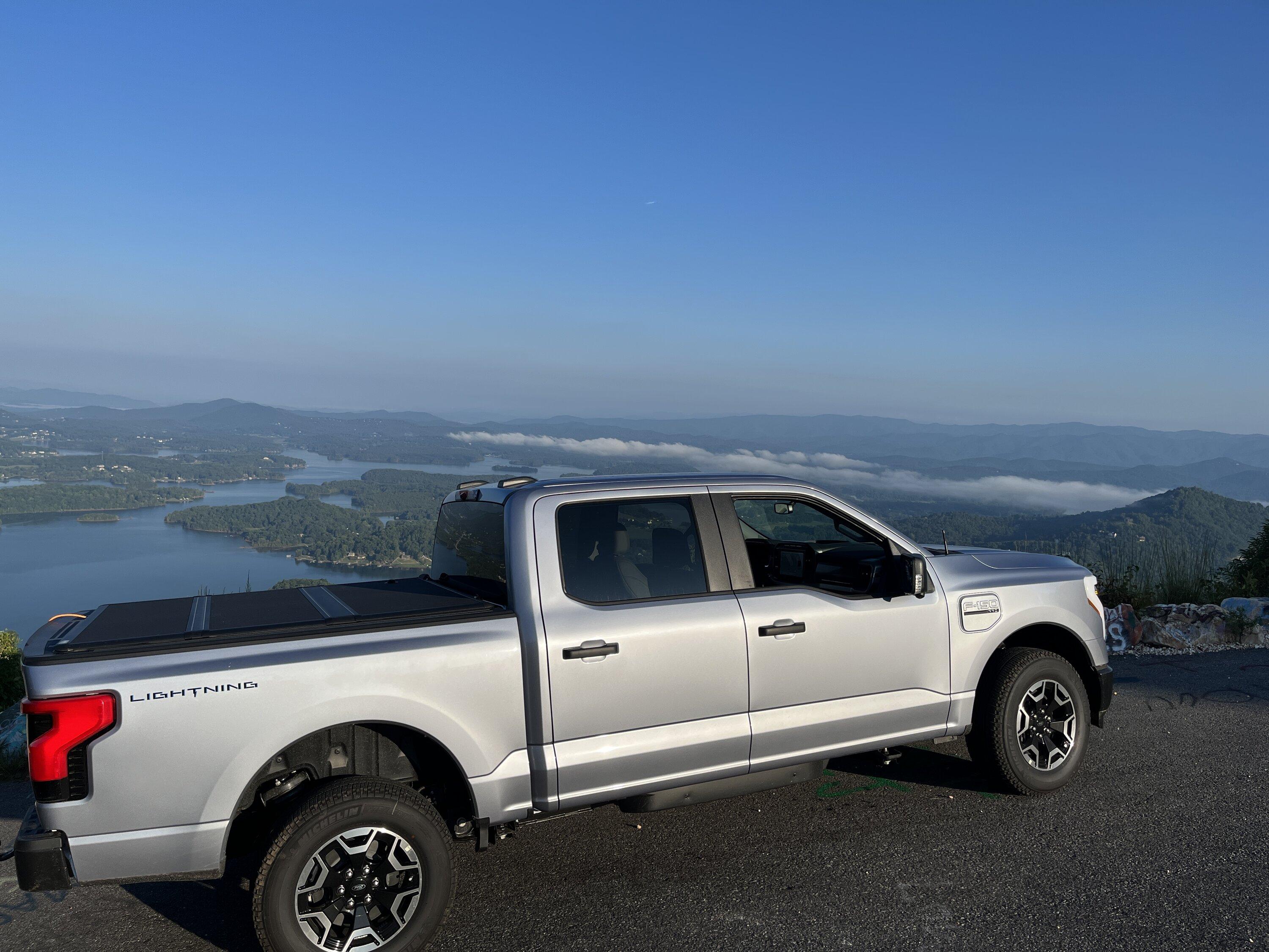 Ford F-150 Lightning 【BestEvMod】Let’s Do a Giveaway Raffle! End on 8/29 8 25 2022 LIGHTNING Bell Mountain GEORGIA.JPG