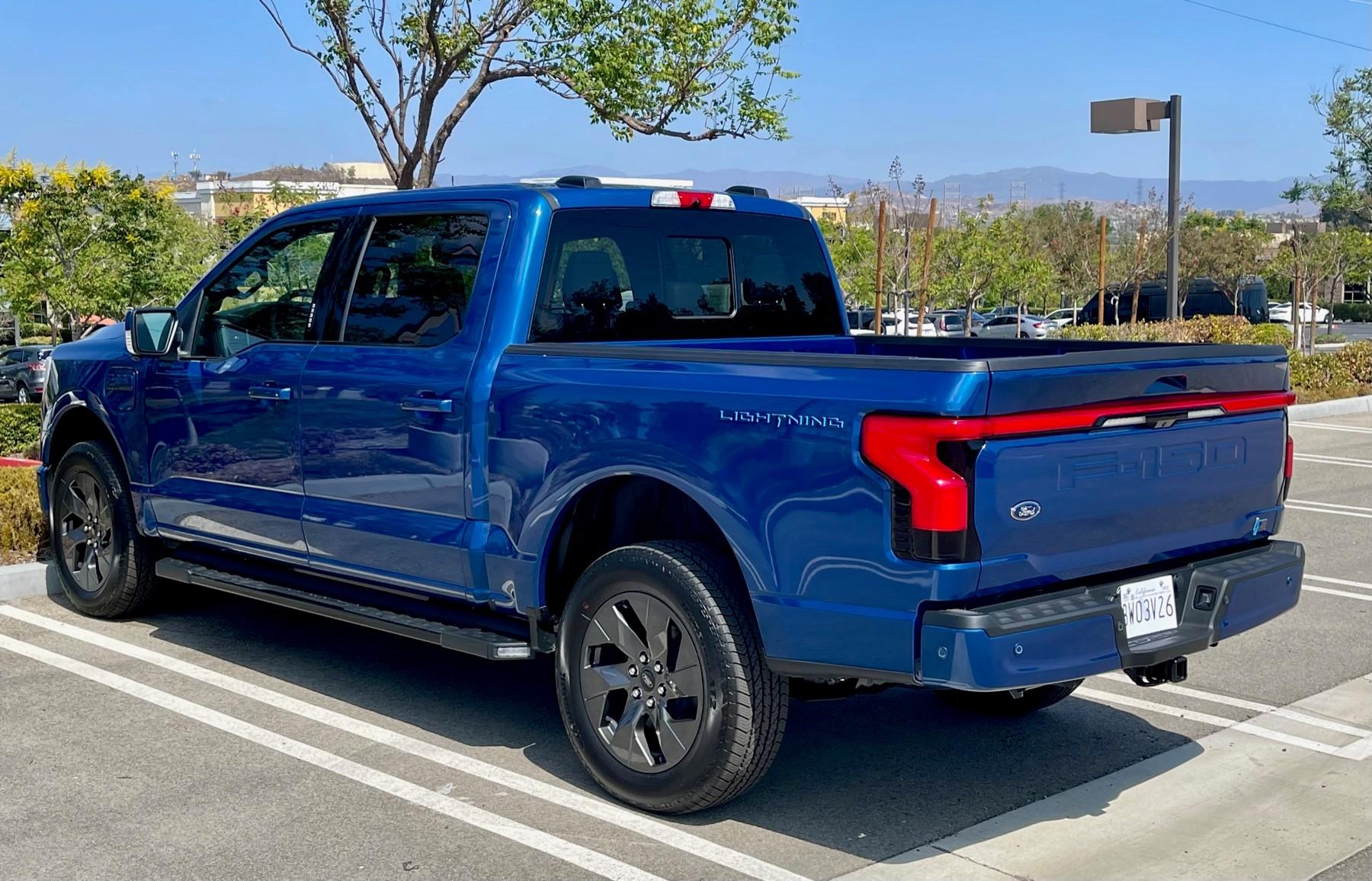 Ford F-150 Lightning Atlas Blue Lariat w/ Extended Range Southern California 100K OBO 8