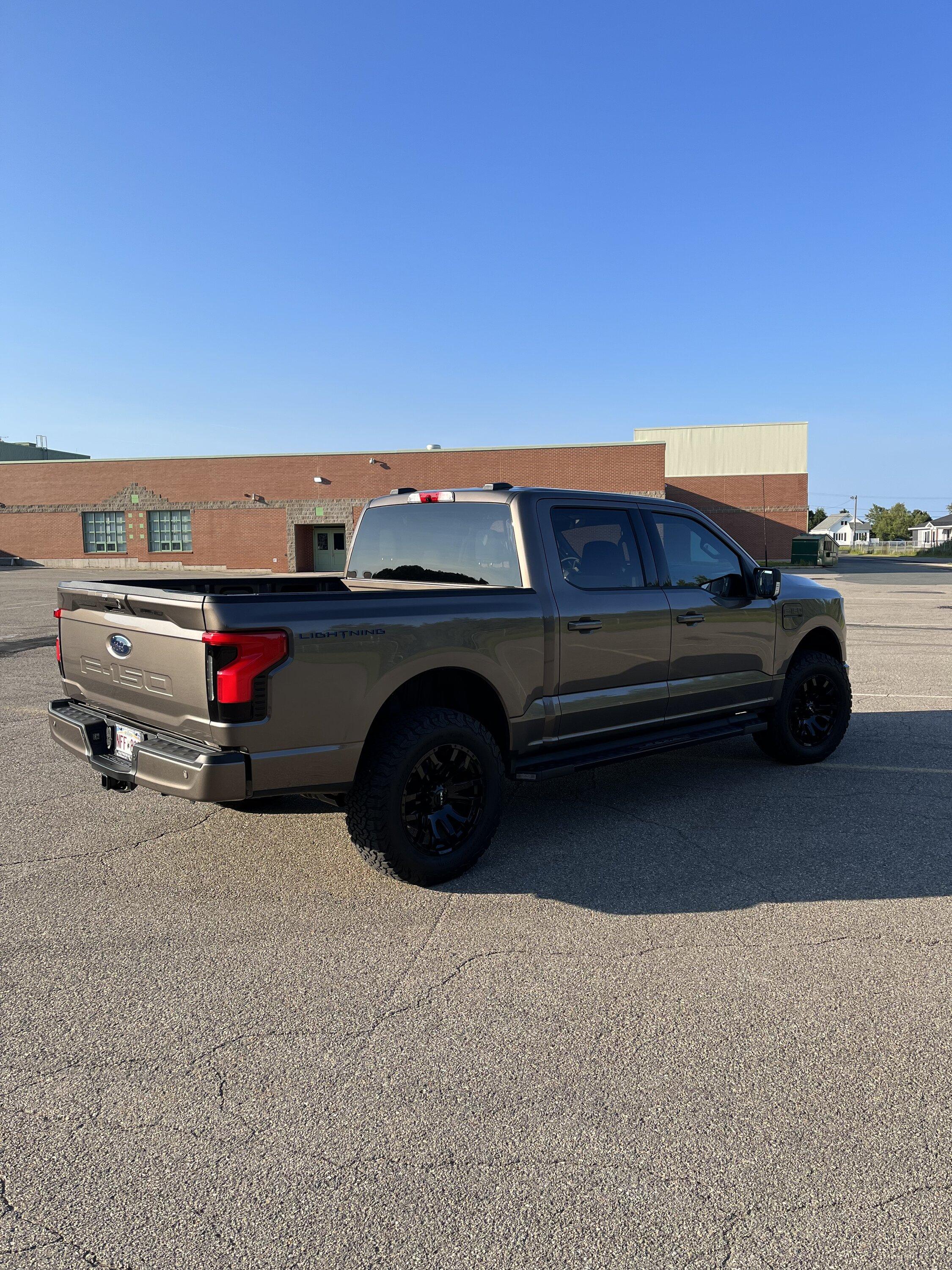 Ford F-150 Lightning My Stone Gray XLT Lightning on 2" Rough Country leveling kit, 20" RTX Patton wheels, 285/65/R20 BFG KO2 81BB93C6-21F7-4473-861B-1E2C1A1BED65