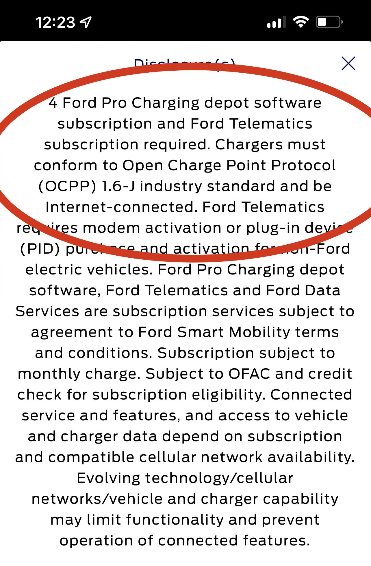 Ford F-150 Lightning OCPP: is Ford Charge Station Pro OCPP capable/compliant? 8779CBF6-72B4-44D1-AC5F-1588ACDDF100