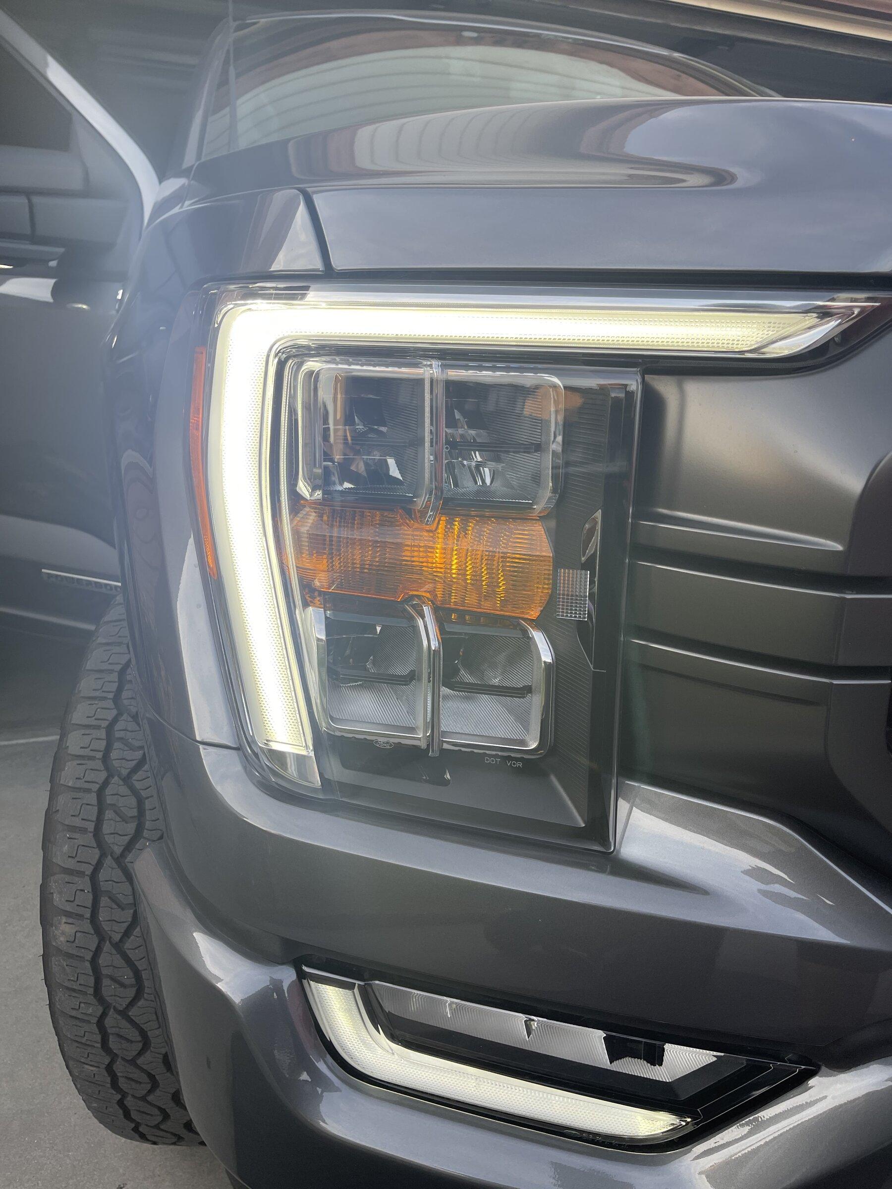 Ford F-150 Lightning Converted from Halogen to LED taillights. DRL mod done too!! 8B7C20A6-F824-40D0-A081-7B155BC17A78