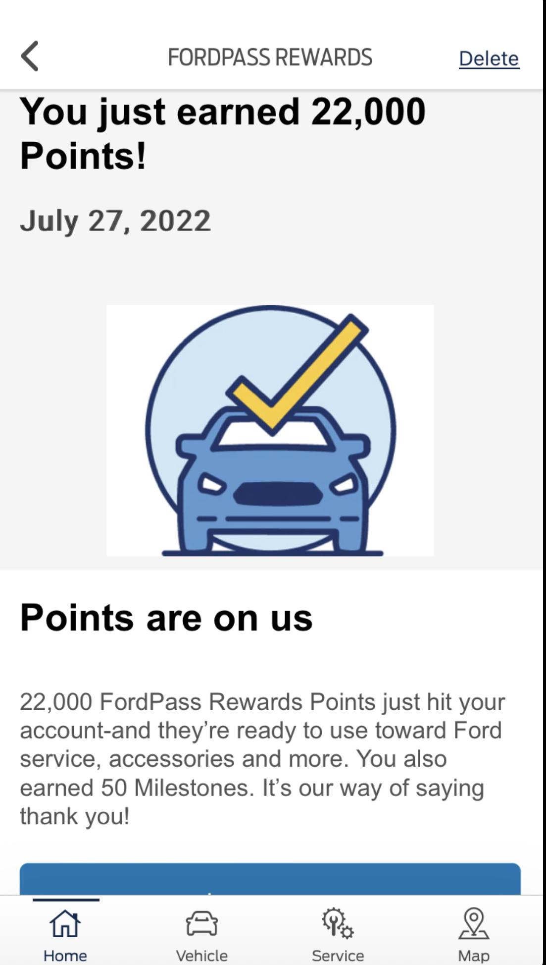 Ford F-150 Lightning Fordpass Rewards Points when did they Post to account 913B9723-4482-4A71-AA9D-A08DB0851D1A