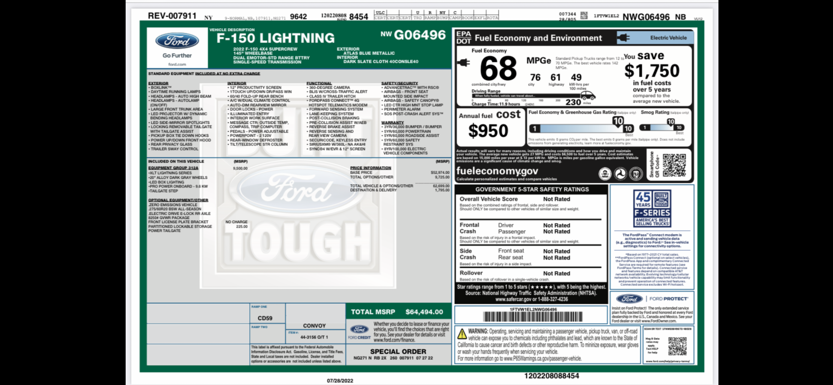 Ford F-150 Lightning Lighting XLT SR 312A 9189C612-2BBD-4E46-B735-C930AB19152E
