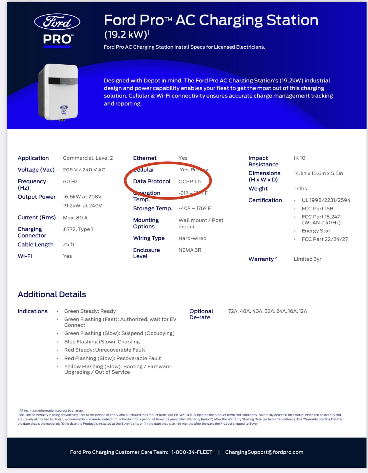 Ford F-150 Lightning OCPP: is Ford Charge Station Pro OCPP capable/compliant? 9687A858-0F76-492E-8D3B-B28B1BE97963