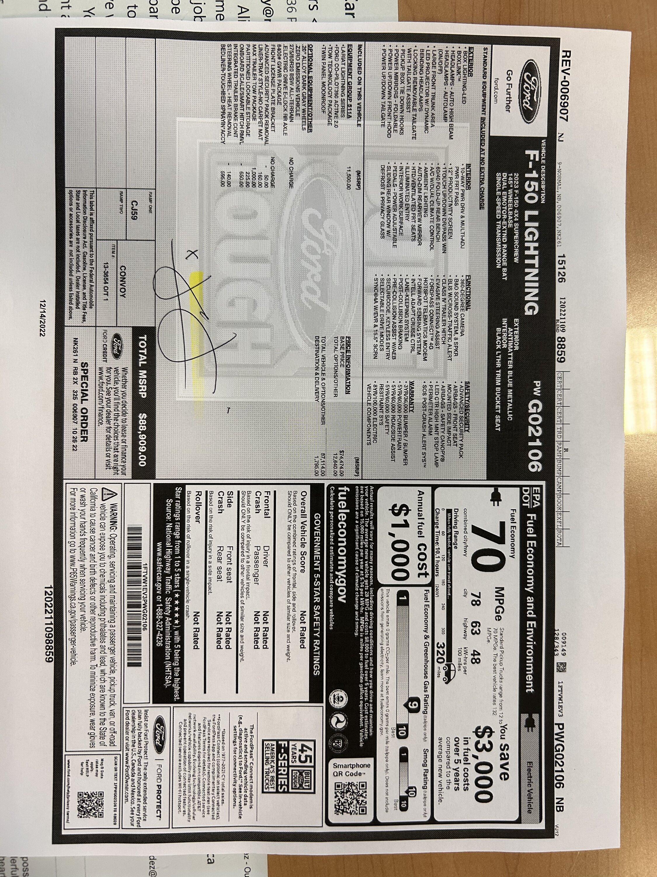 Ford F-150 Lightning F-150 Lightning Owners Registry & Stats [Add Yours]! 📊 99097E01-5A1B-4097-B24C-1838C75CD784