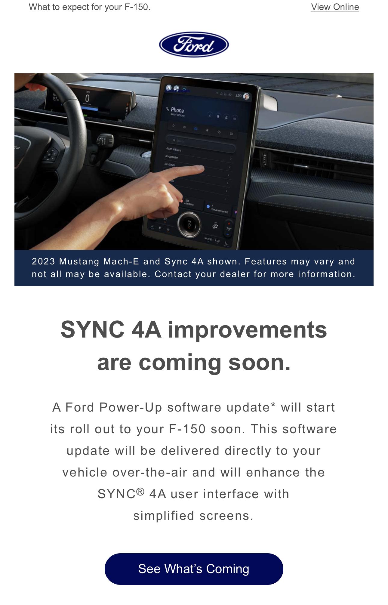 Ford F-150 Lightning Sync 4A Power-Up Update Coming 9A16748F-311F-4F43-A907-8C2CF5FCB32D