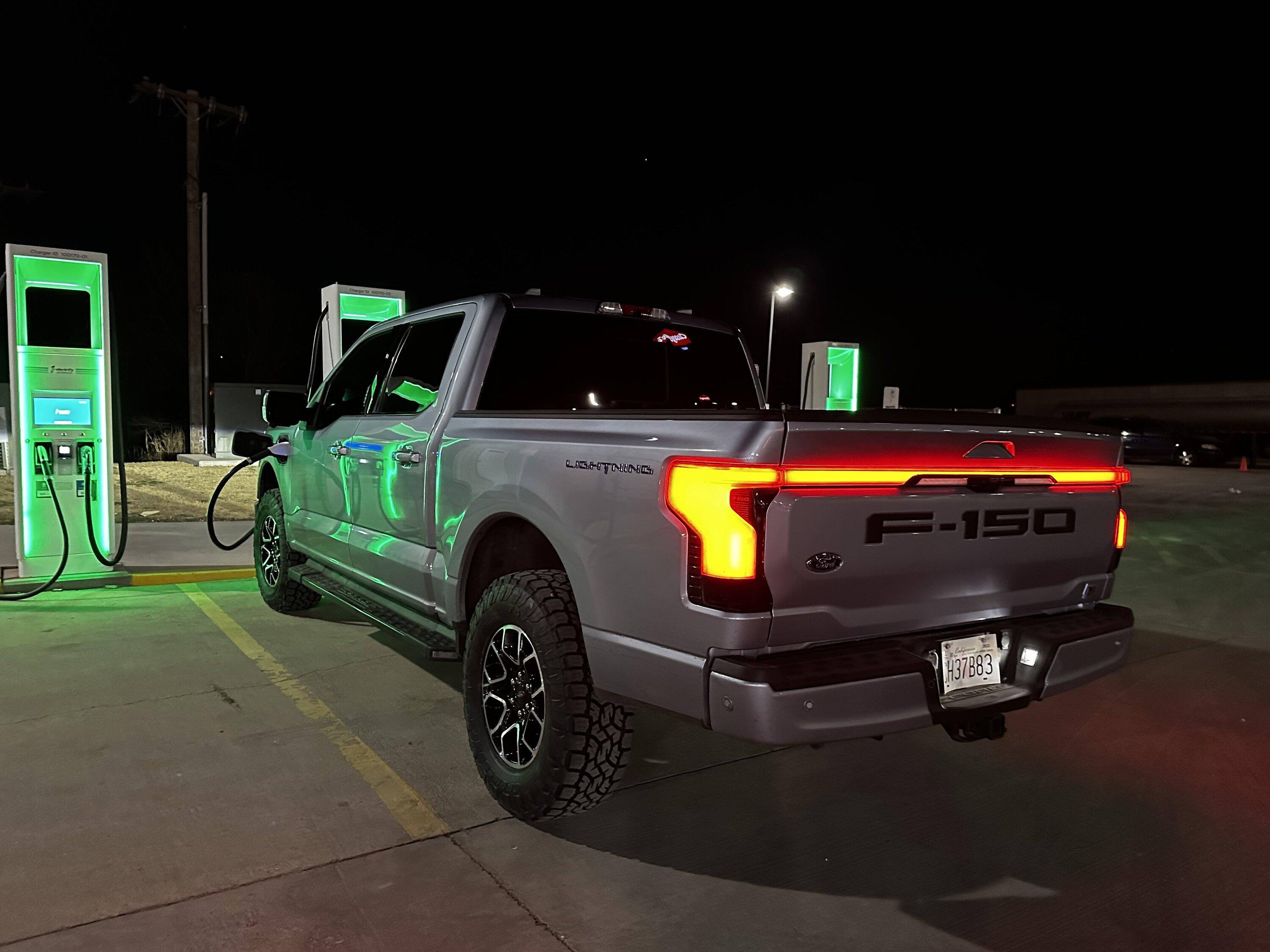 Ford F-150 Lightning 2" level kit and 295/70R18 tires installed on Lightning Lariat ER 9A5BF42D-CDBE-45FF-B90A-C0A03AB0451D