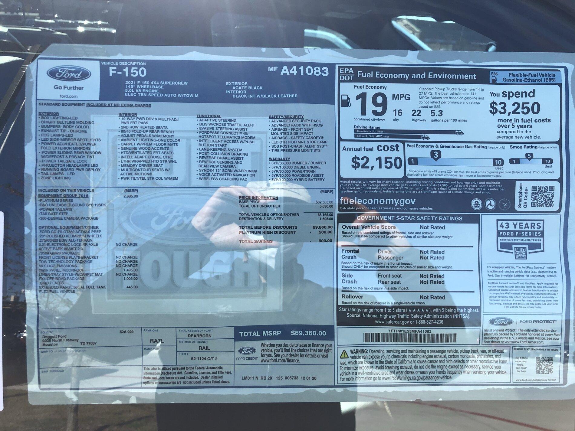 Ford F-150 Lightning 2021 F-150 Payload Stickers 9ADD91CF-71C1-461C-9F54-AC8BB21CFE4F