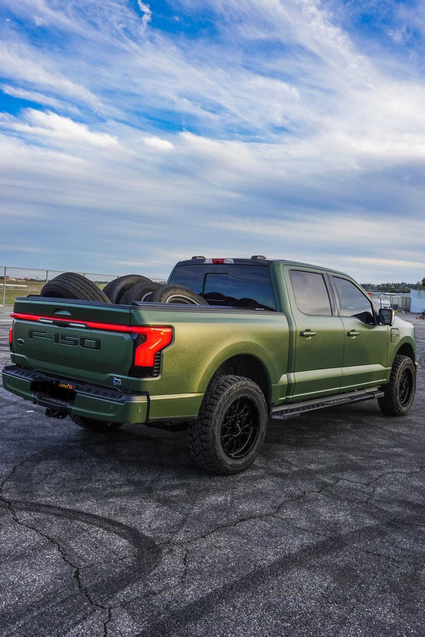 Ford F-150 Lightning My wife isn’t happy, but worth it: 2022 F-150 Lightning Build w/ green wrap & many other mods A01F7470-F695-40A3-9562-B74B0EC021DA