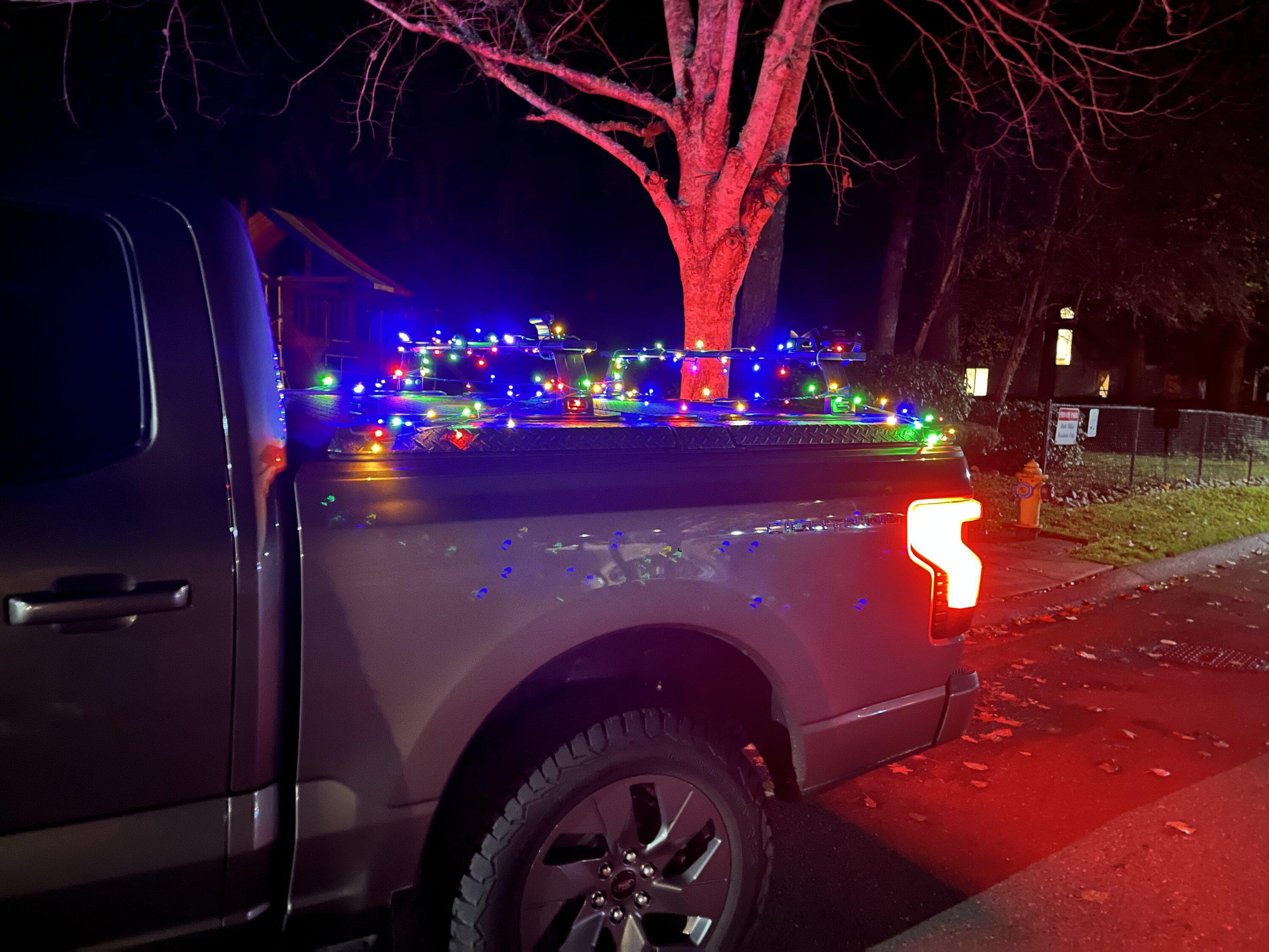 Ford F-150 Lightning Christmas Rack Lights. Show your decorations A0F0D515-E846-4259-935C-E44E13FDCBE9