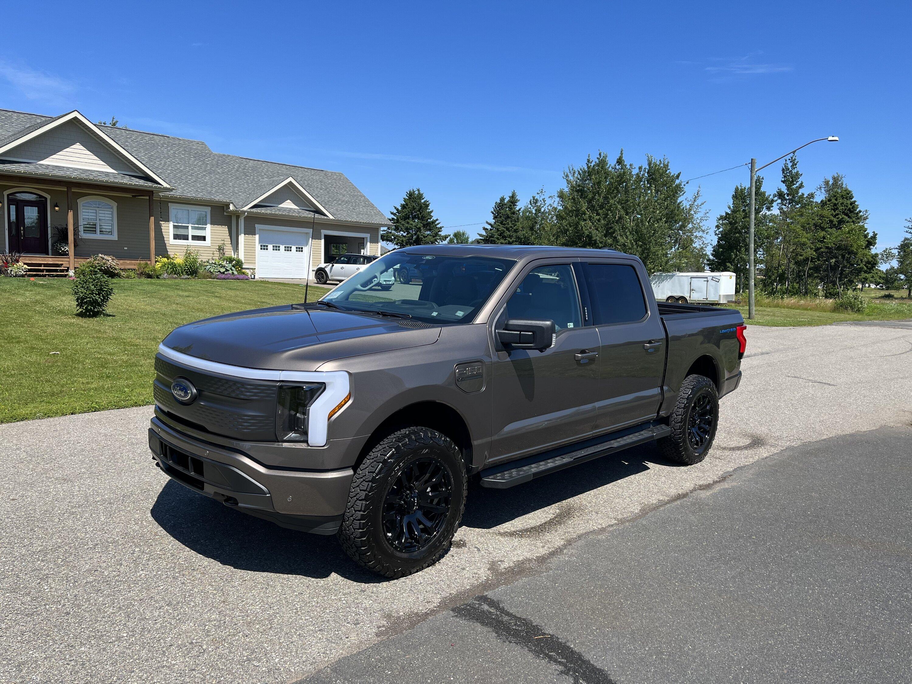 Ford F-150 Lightning My Stone Gray XLT Lightning on 2" Rough Country leveling kit, 20" RTX Patton wheels, 285/65/R20 BFG KO2 A34DD95B-DEE0-4C3F-A276-8801473BCF80