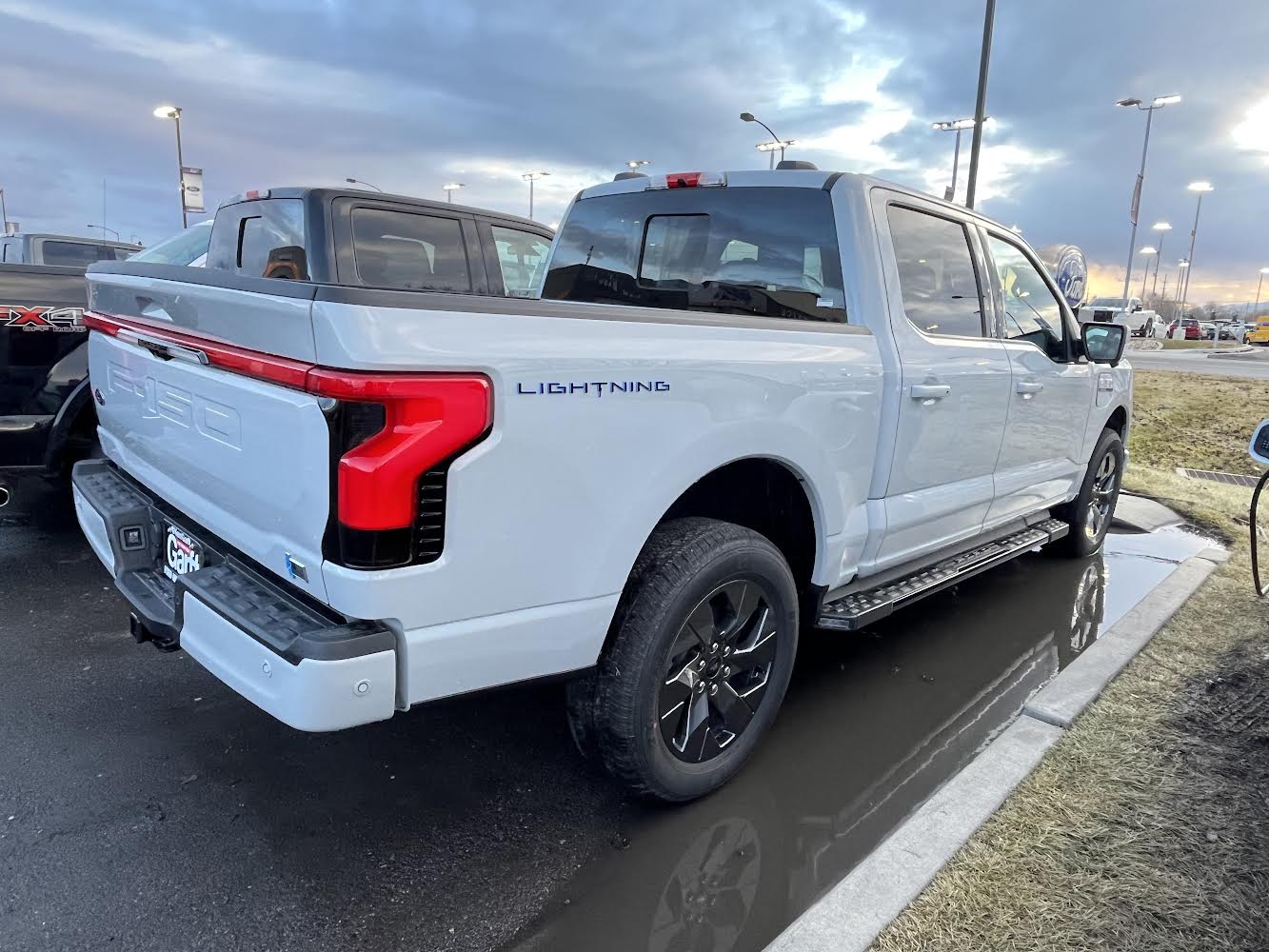 Ford F-150 Lightning Avalanche Lightning Arrived.  It honestly just looks white. A5041B60-5737-4378-A90A-3299D33F3E45